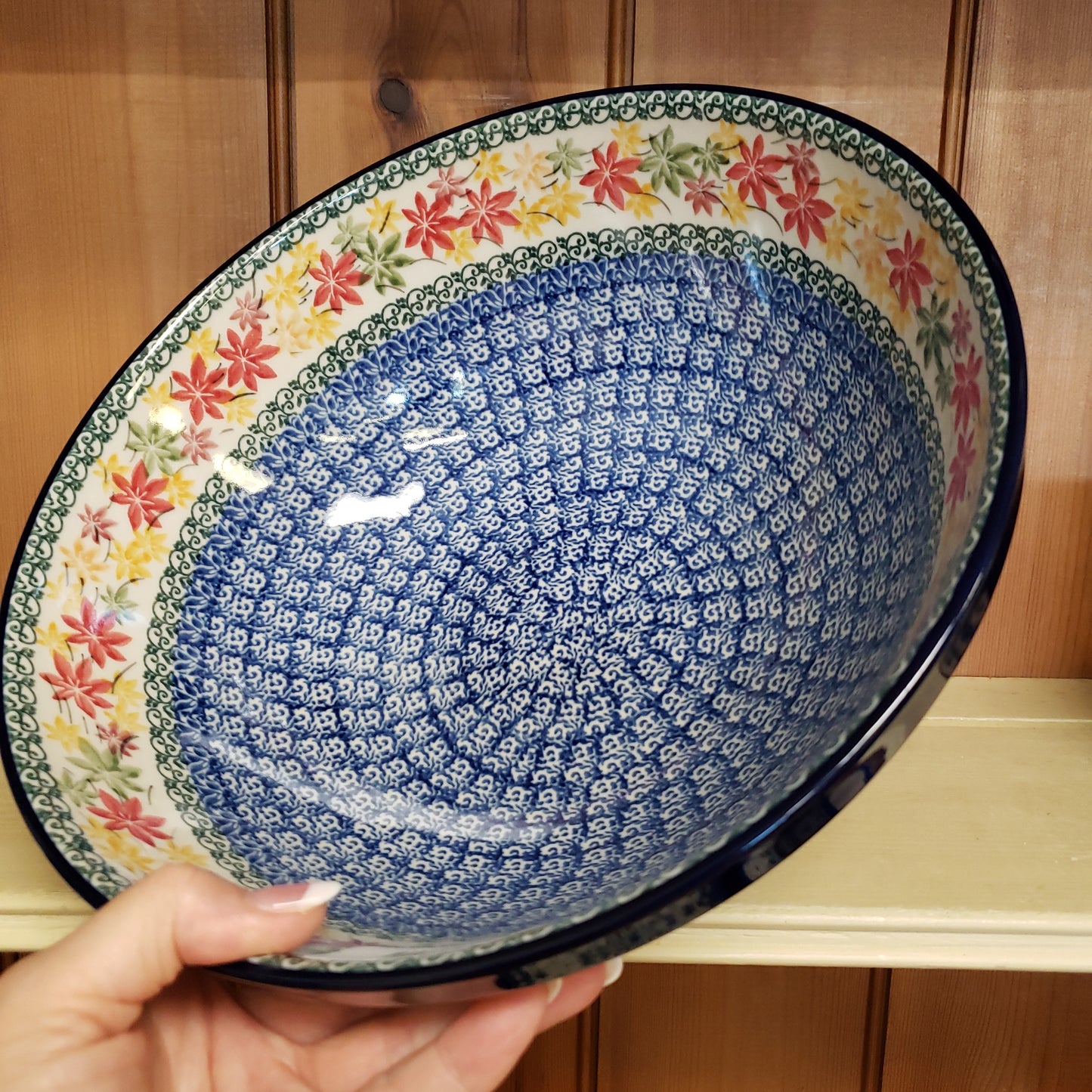 Bowl ~ Nesting ~ 10.75" W 55-2533X Maple Harvest 13cups