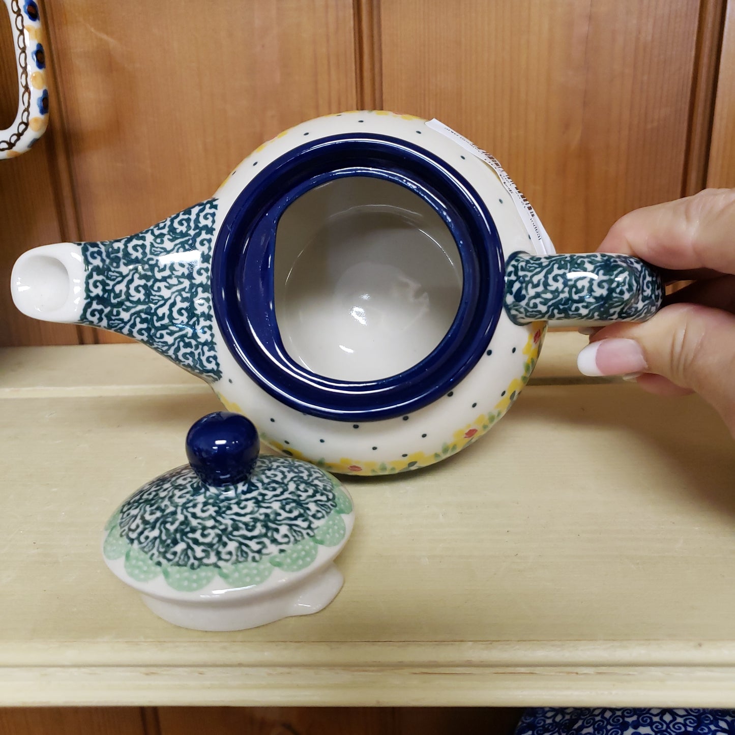 Teapot ~ 12 oz. 120-2122X Daffodil Blue