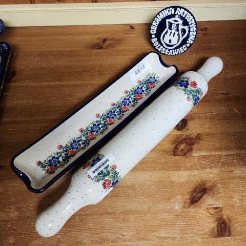 Set Rolling pin & Holder Garden Party
