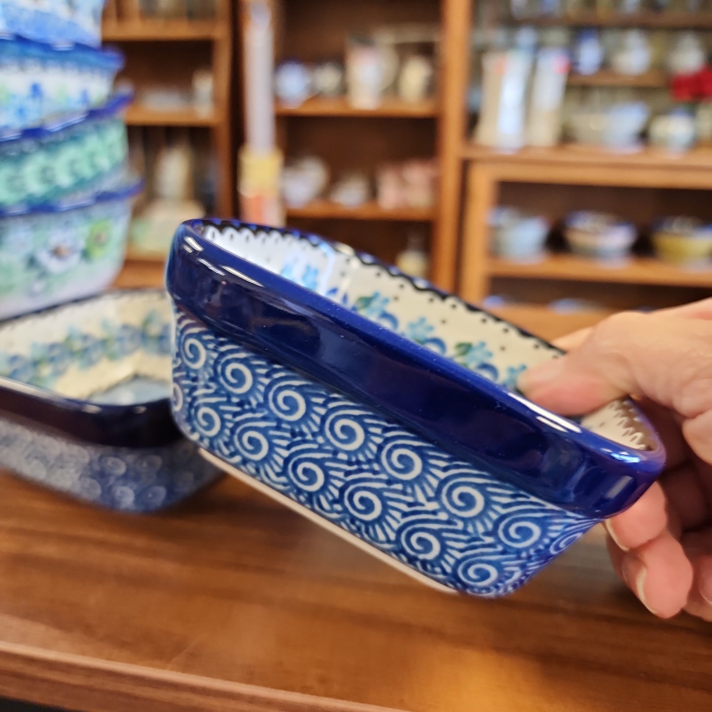 Bowl ~ Square Ramekin ~ 3.75" 428-0882X ~ Twilight pf0424