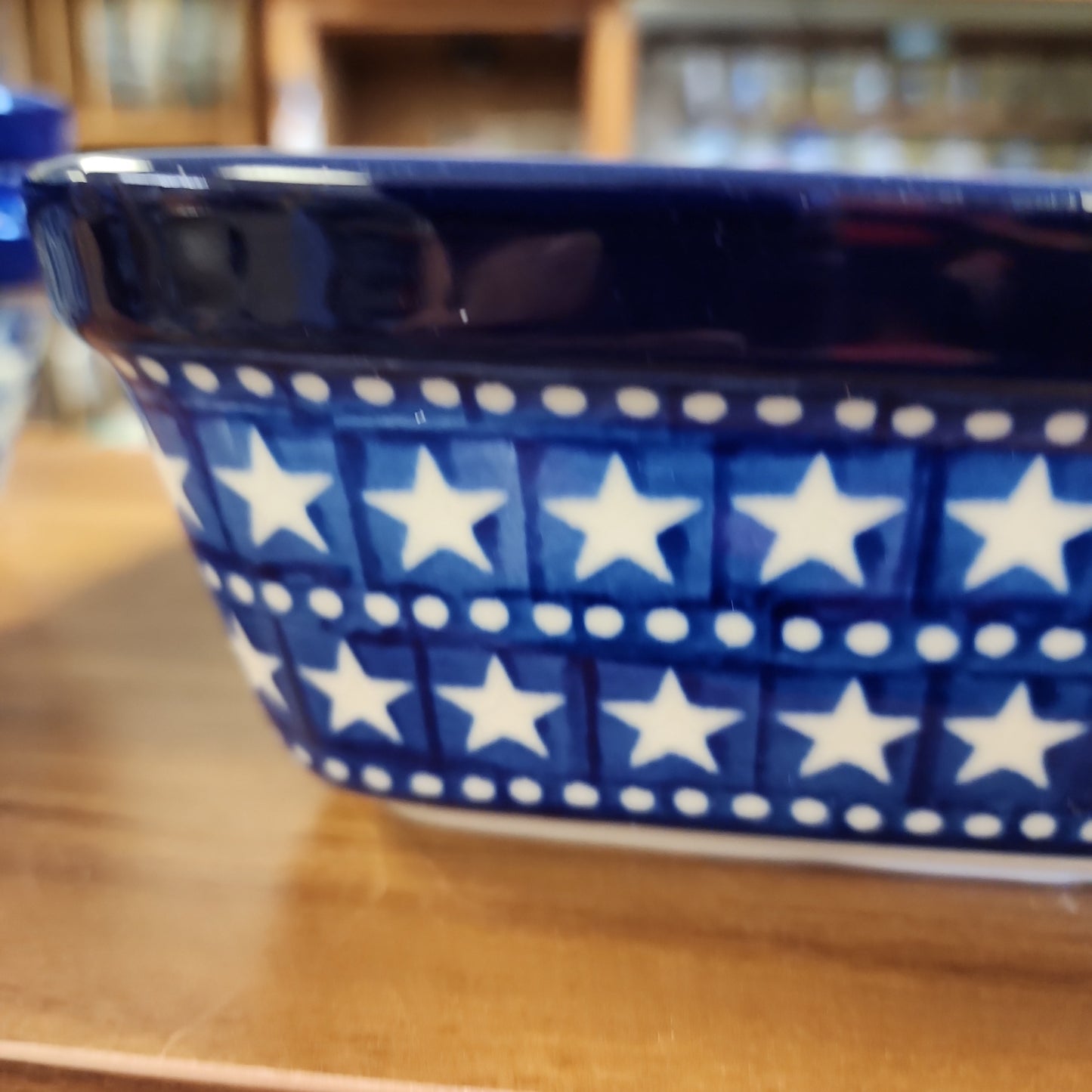 Baker ~ Square Deep Dish ~ 7.75" 430-0119X ~ Star Light pf0424