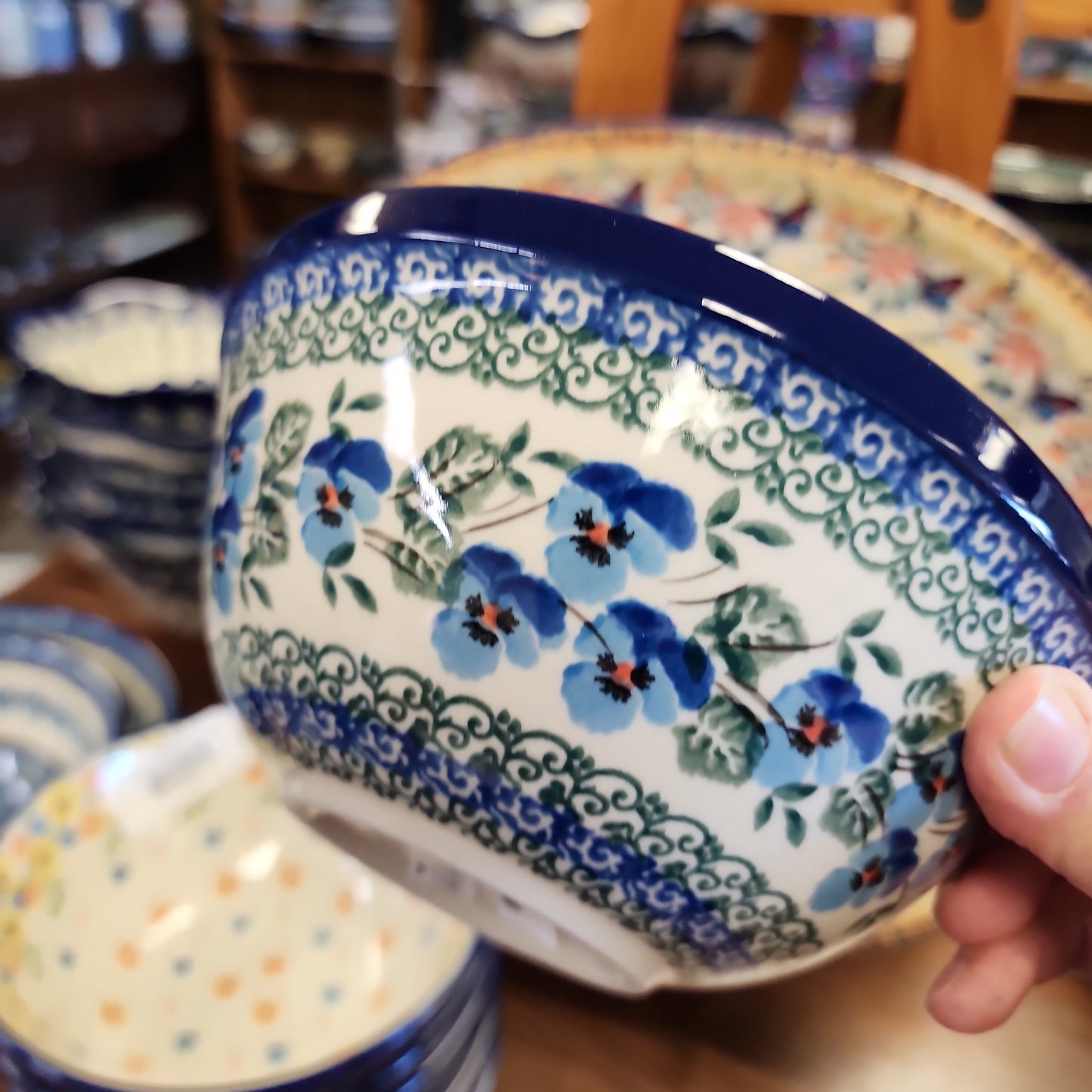 Bowl ~ Nesting ~ 6.5" W 58-2273X ~ Winter Viola pf0424