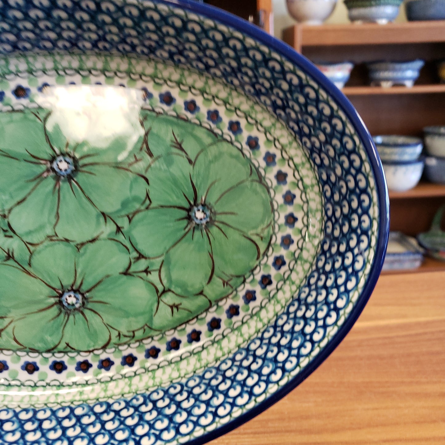 Baker Oval ~ 10.5" 298-U408A ~ U4 Green J. Chyla