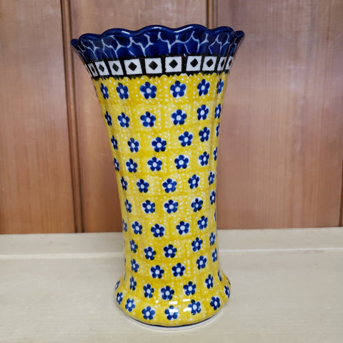 Vase ~ Fluted ~ 6.75" 50-0859X ~ Sunburst pf0424