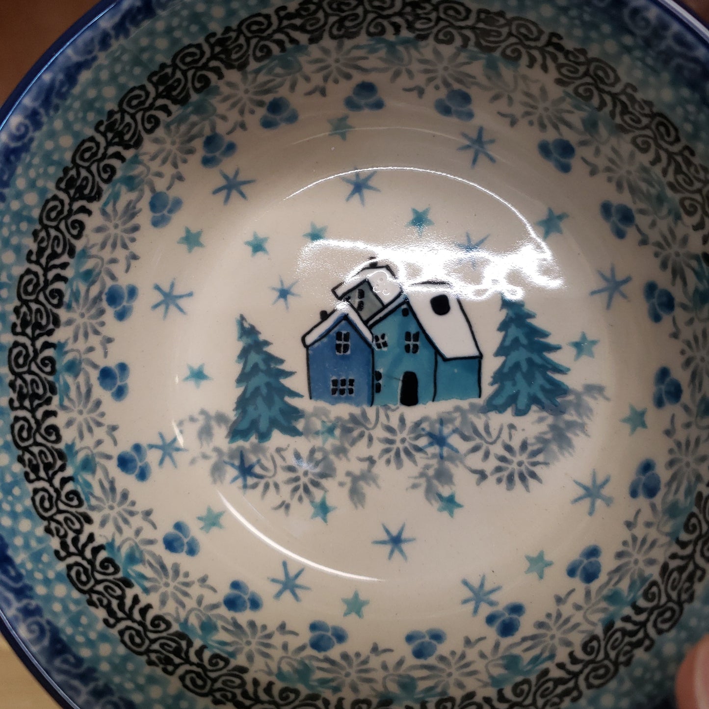 Bowl ~ Ice Cream ~ 4.5" 17-U5045 ~ U4 BLUE pf0424 T. Liana 1.4 cups