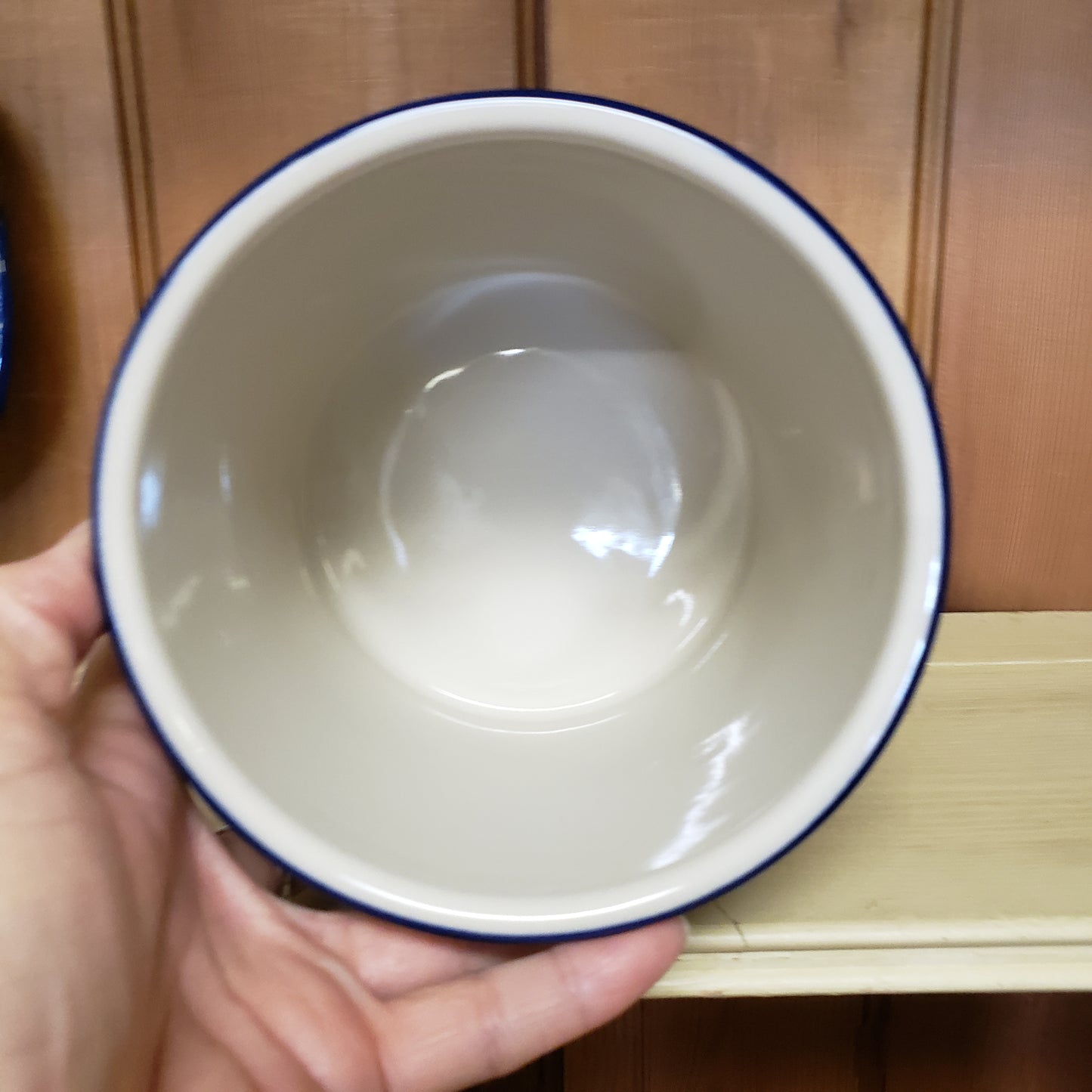 Utensil Holder ~ 5.5" 003-2785X Georgia Blue pf0608