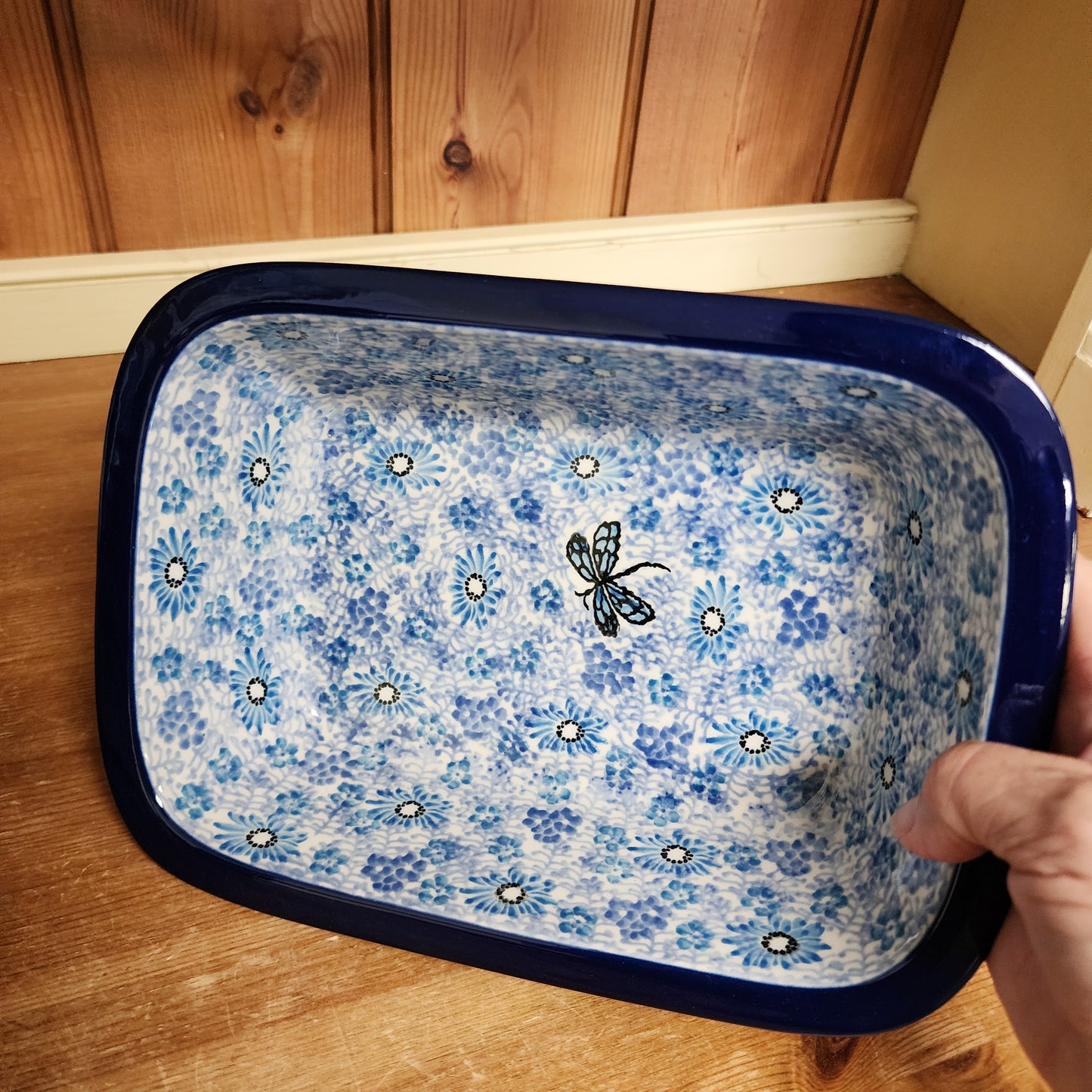 Baker ~ w/Grip Edge ~ 7" x 9.75" 162-2818X Misty Dragonfly pf0608