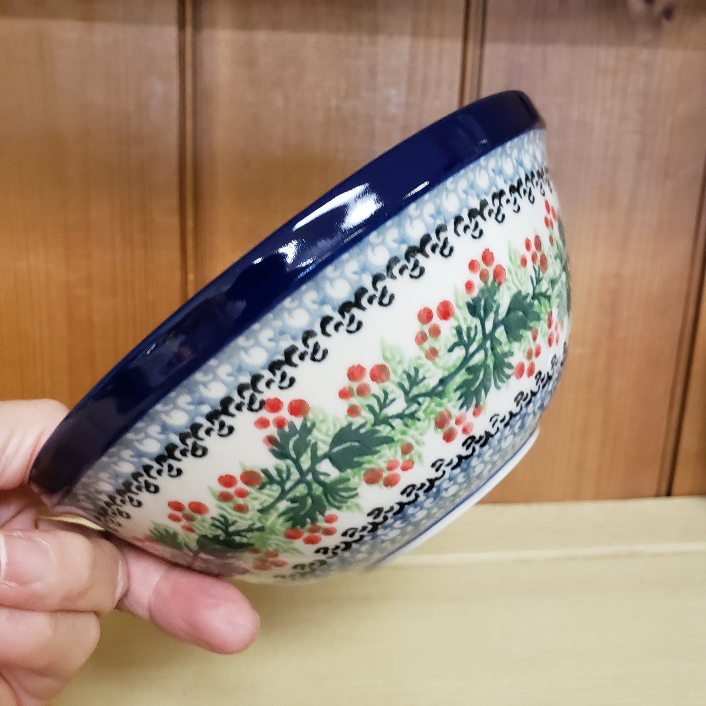 Bowl Nesting 6.5" W 1734X ~ Holly Berry PF1024