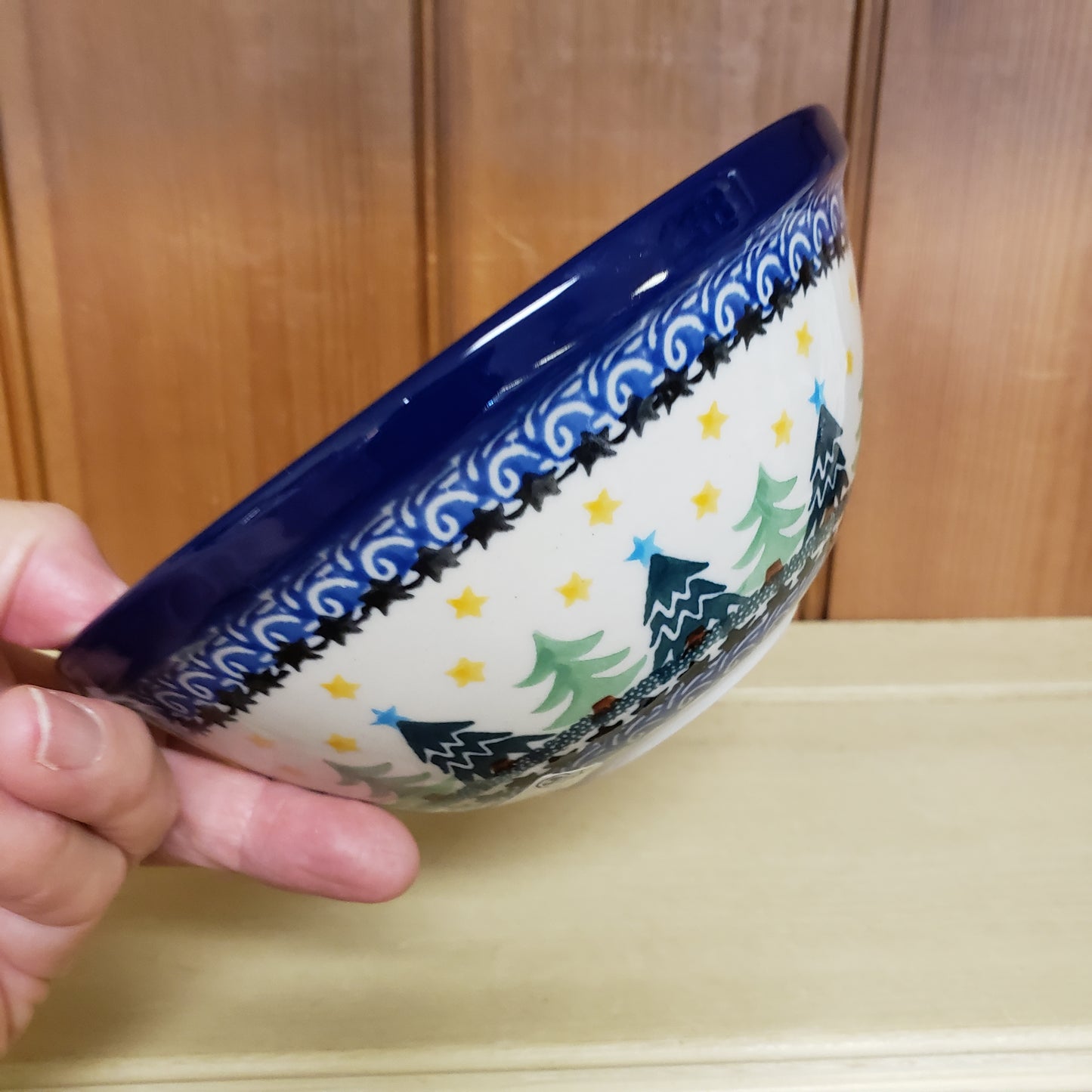 Bowl Nesting 6.5" W 1284X ~ Christmas Trees PF1024