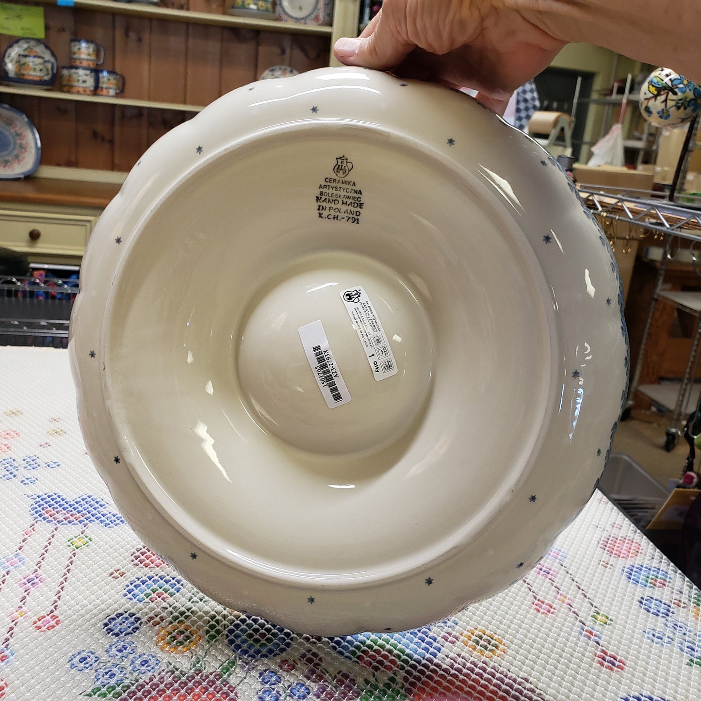 Bowl Fluted Vegetable 2793X ~ Frost & Flurry Chip & Dip Frost & Flurry Snowman