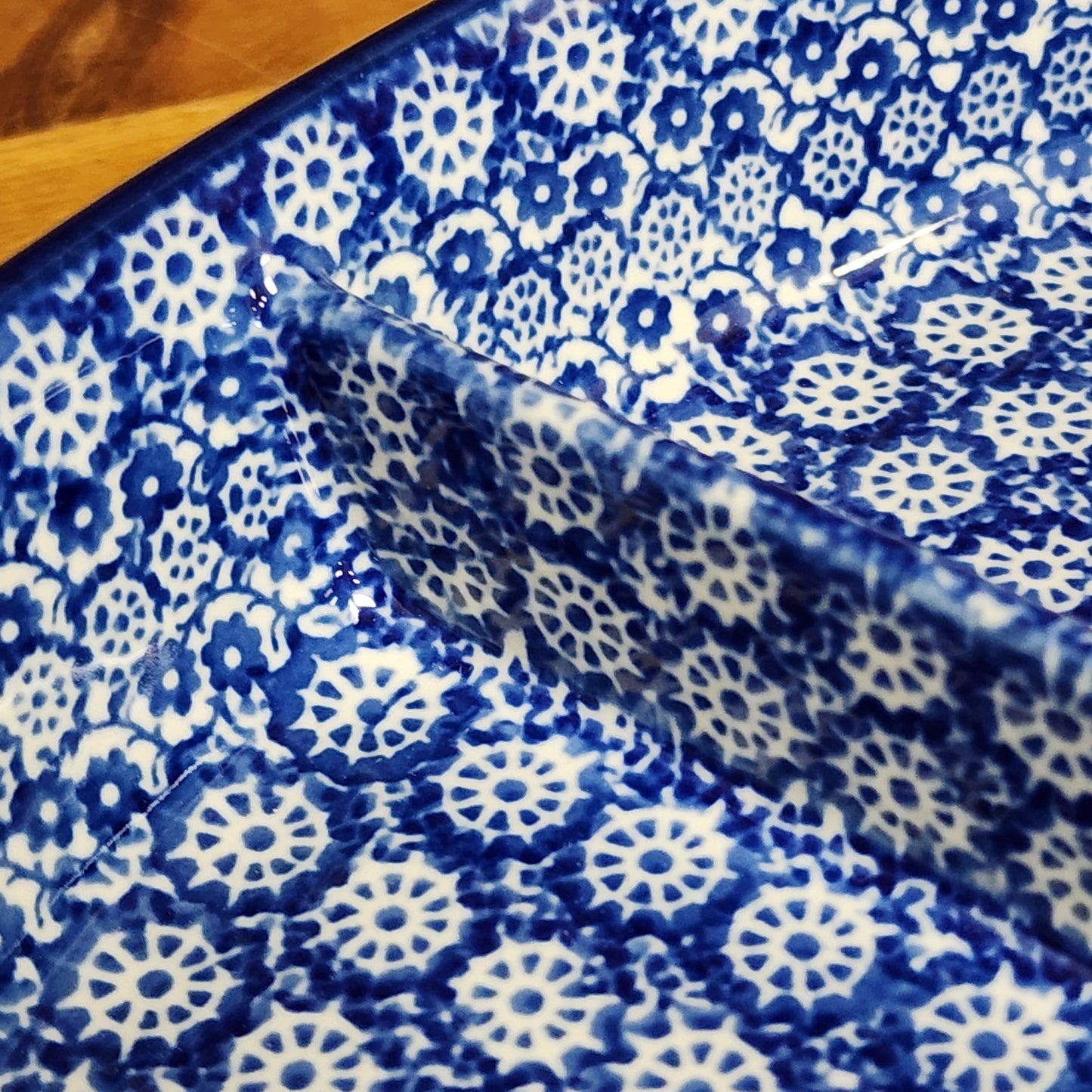 Dish Divided Oval 2615X ~ Midnight PF1024