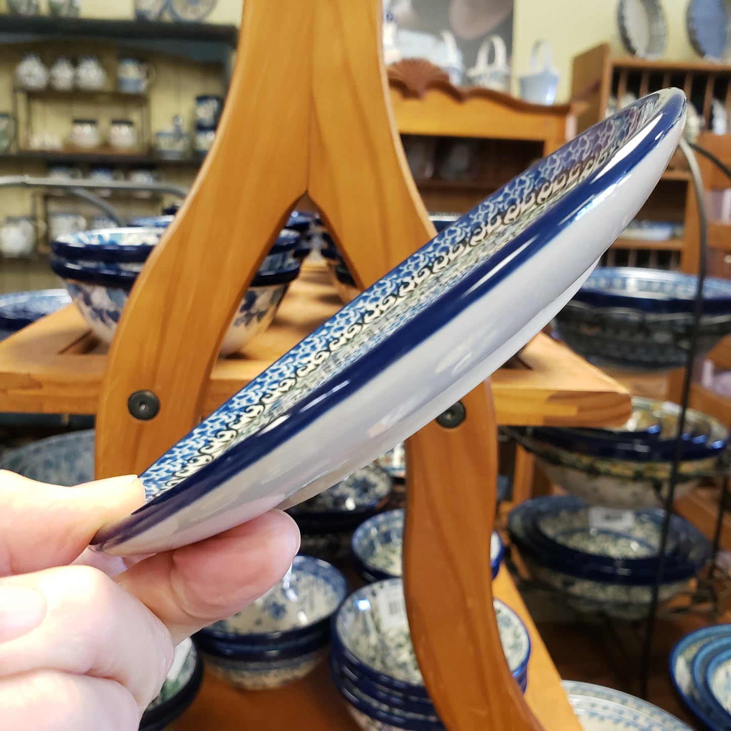 Plate Bread & Butter 6.25" 1513X ~ Peacock Feather PF1024 tapas / appetizers