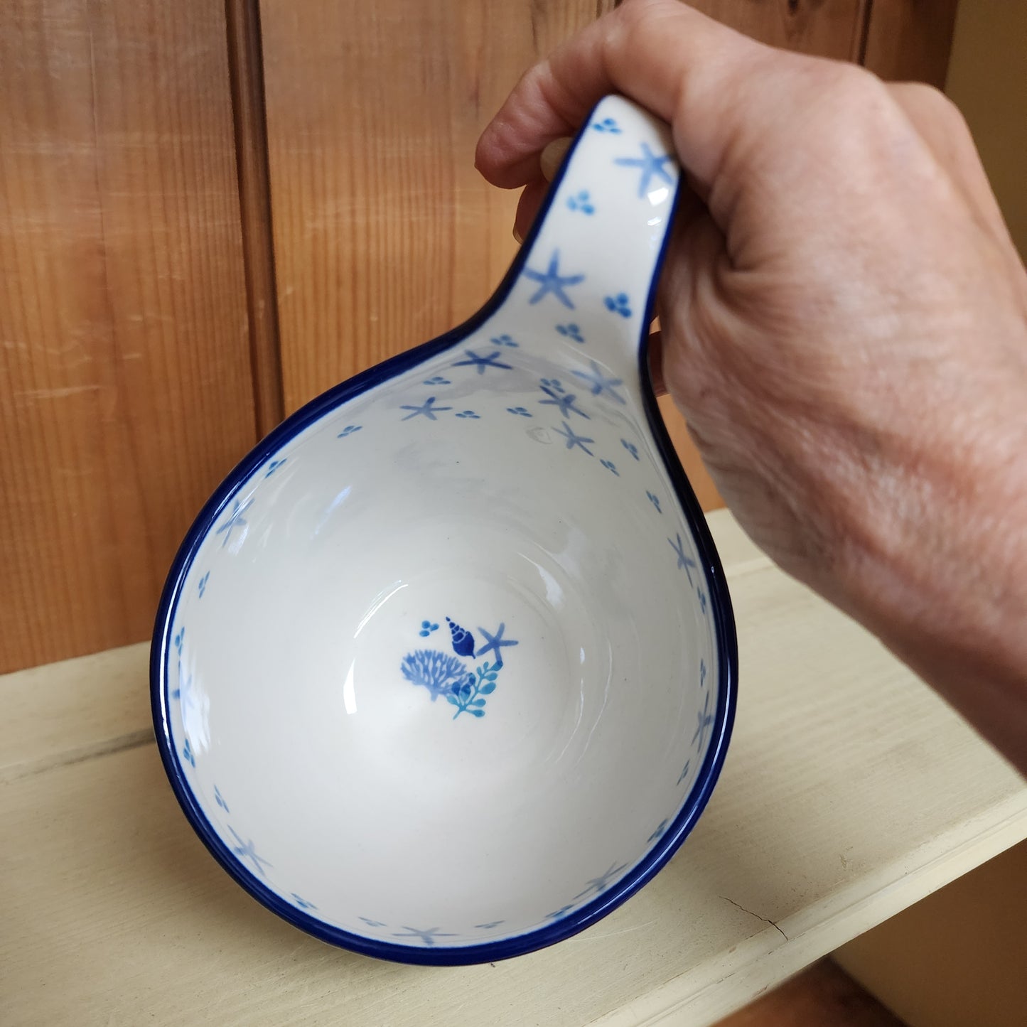 Bowl w/ Loop Handle 16 oz 2990X ~ Sea Treasures PF1024