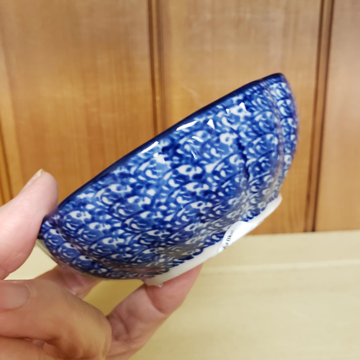 Bowl Scalloped 4.5" 2277X ~ Joyful Blue PF1024