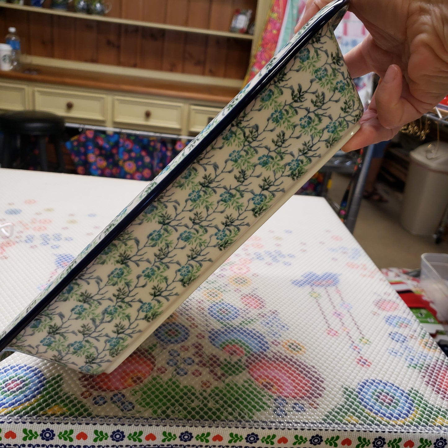 Baker Rectangular w/Rim Lasagna 11.25" x 13.75" 2814X ~ Summer Ivy PF1024