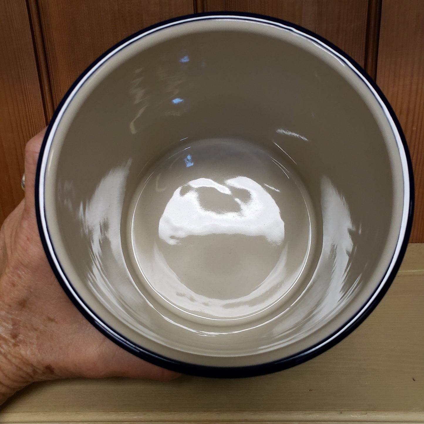 Utensil Holder 5.5" 1513X ~ Peacock Feather PF1024