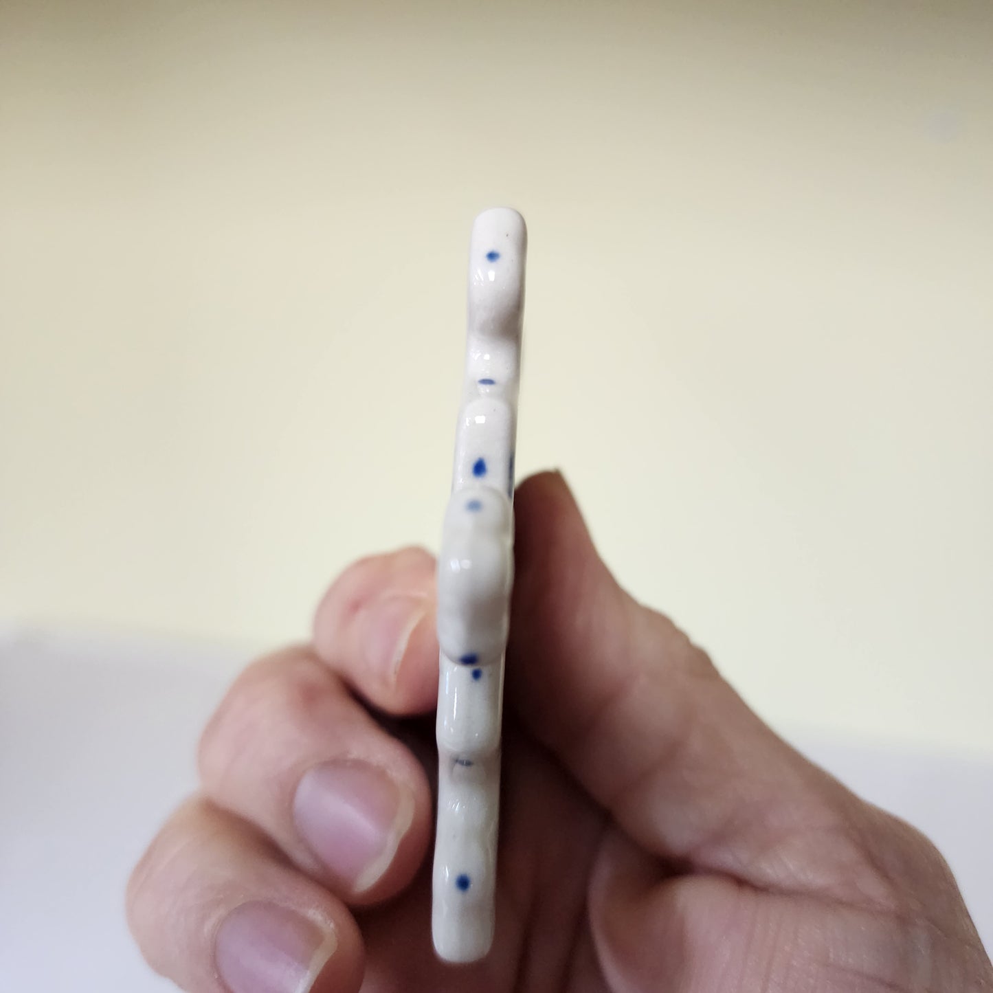 Ornament Snowflake 3" x 3" 2984X ~ Blue Holly Ring PF1024