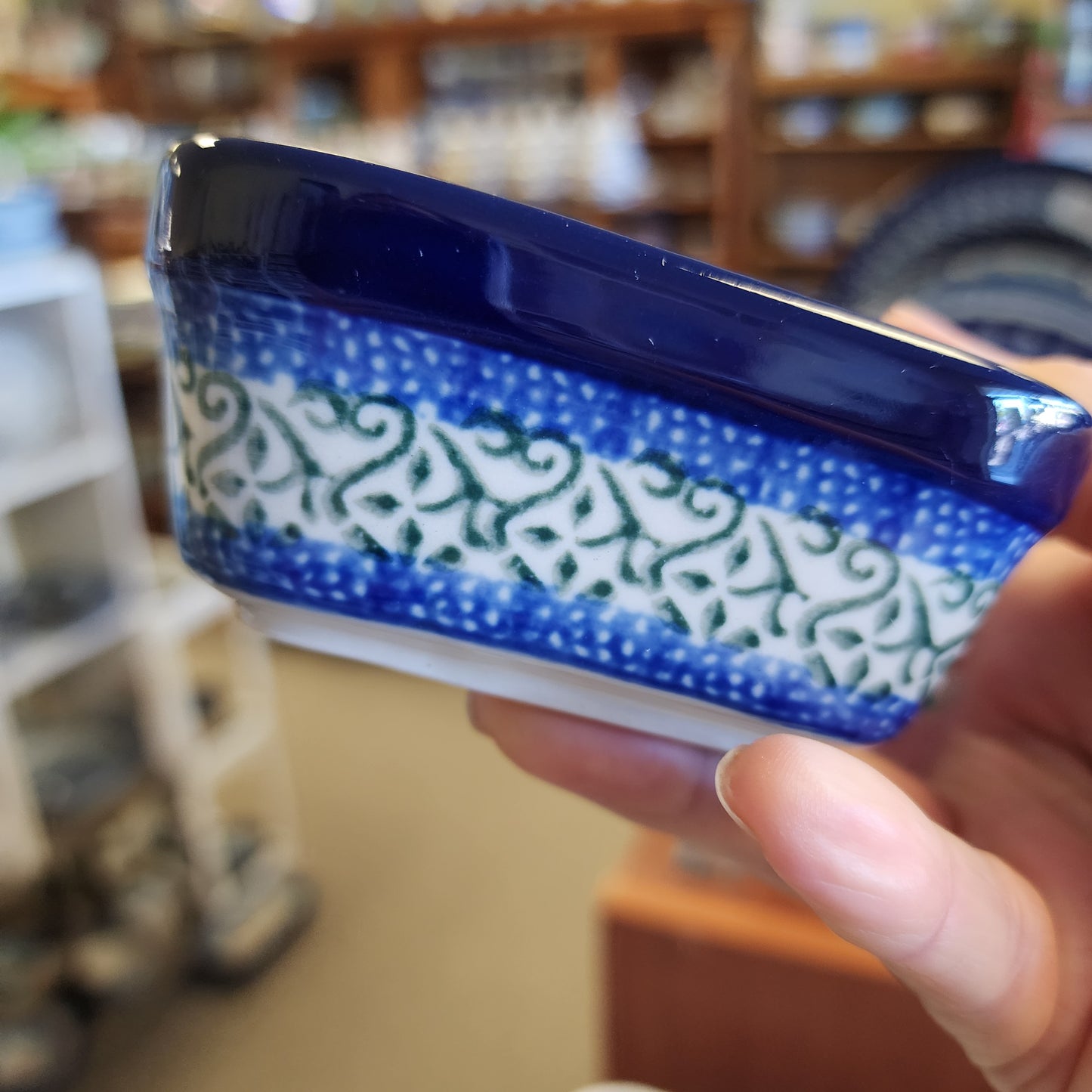 Bowl Square Ramekin 3.75" 0585X ~ Tulip Trellis PF1024