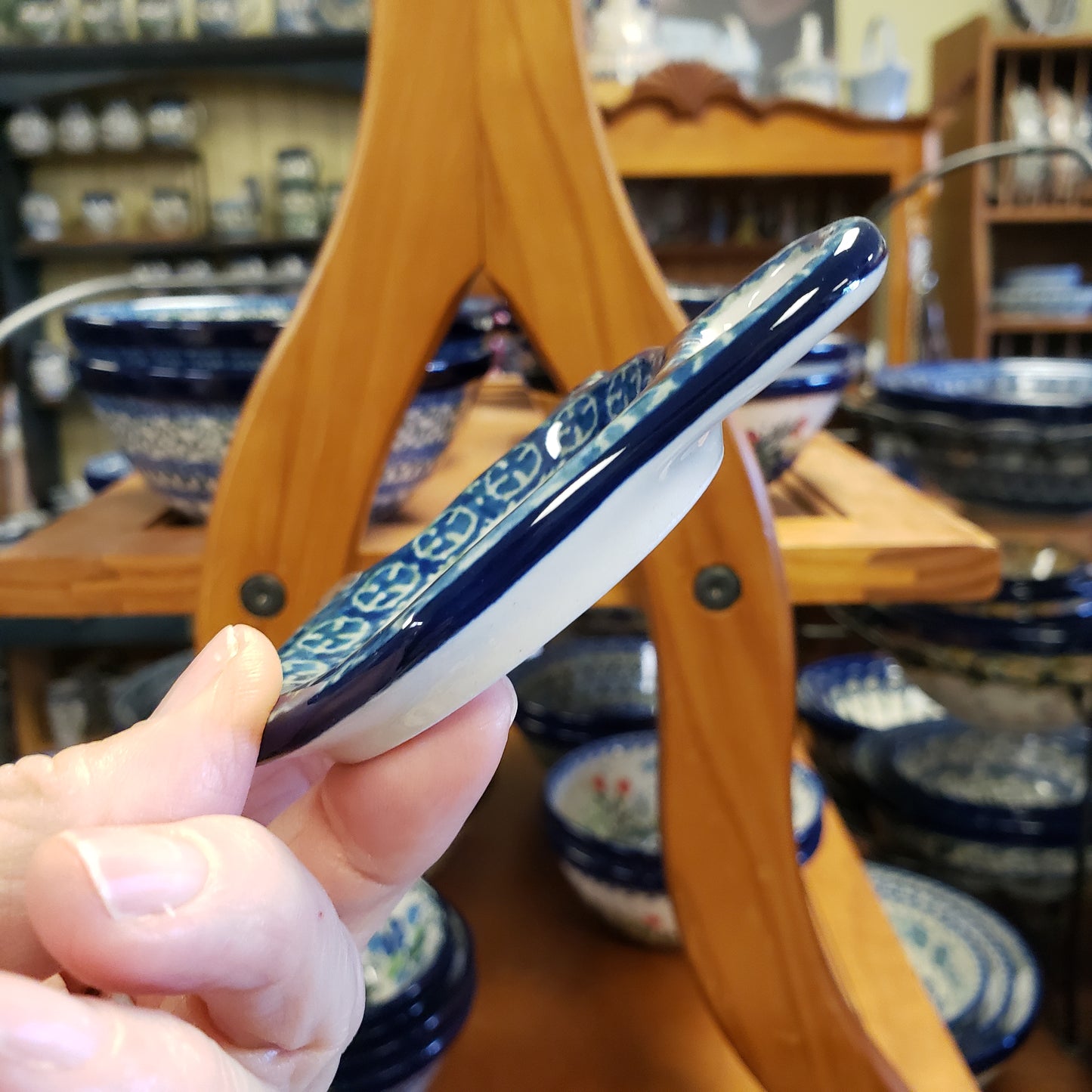 Tea Bag Holder 0614X ~ Blue Spring Daisy PF1024