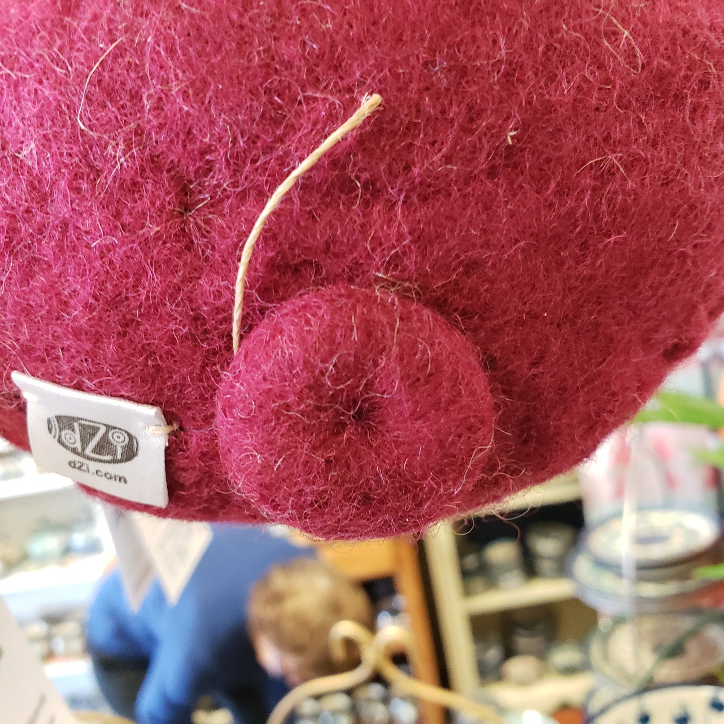 Birdhouse ~ Red with Flowers & Butterfly ~ Woolies