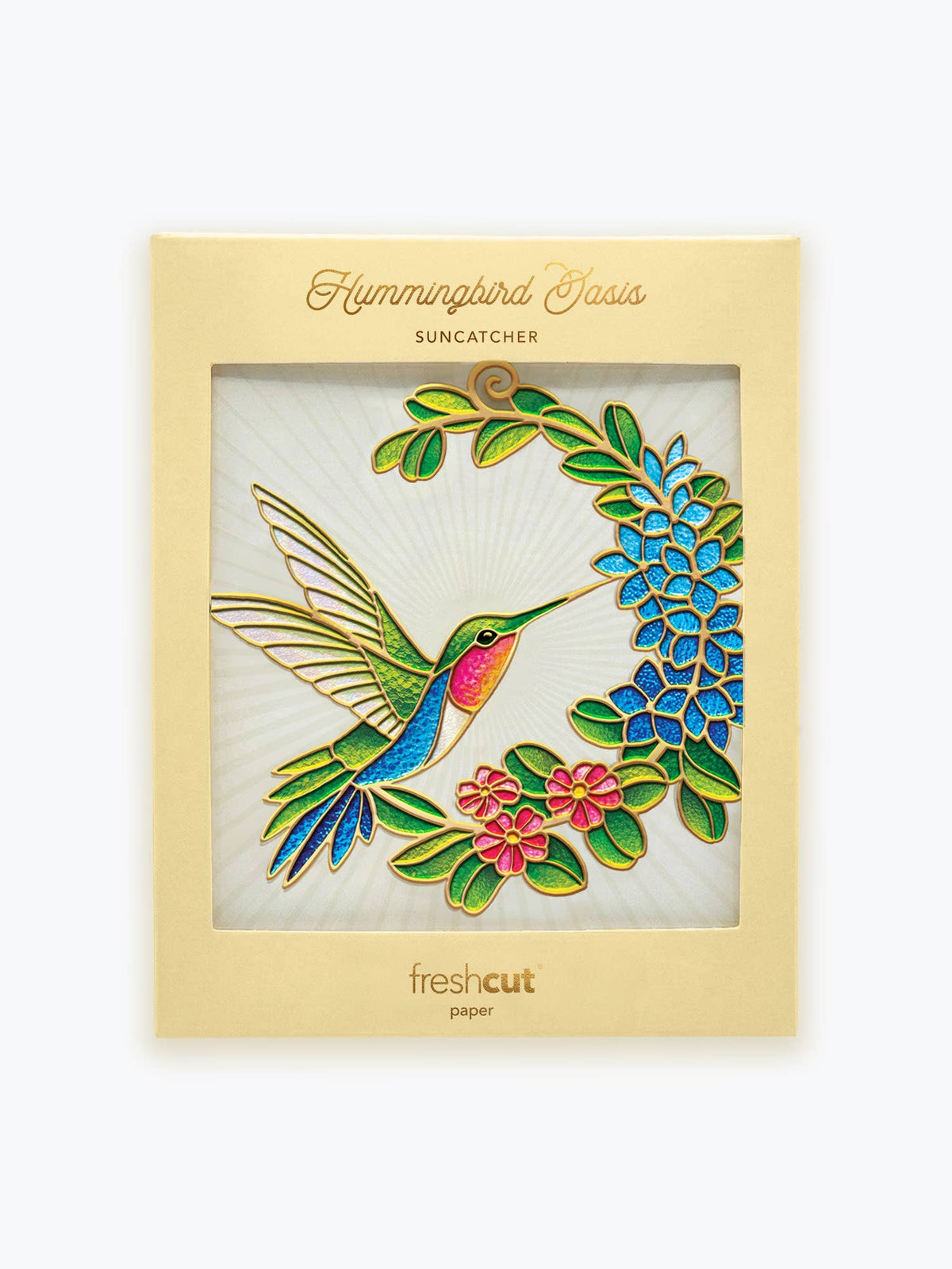 Card Hummingbird Suncatcher