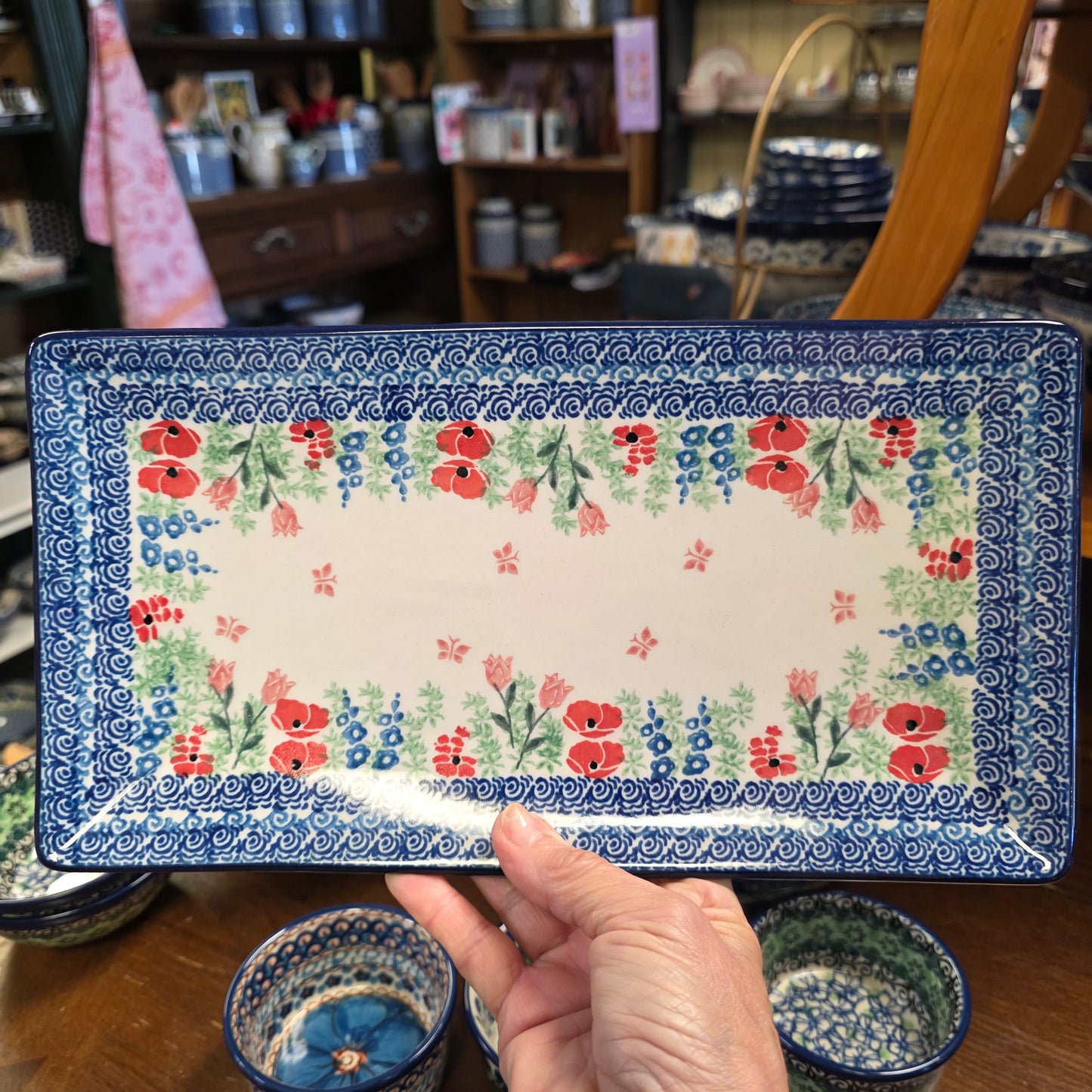 C26 ~ Sushi Plate C26-3220X Whimsical Garden pf0526