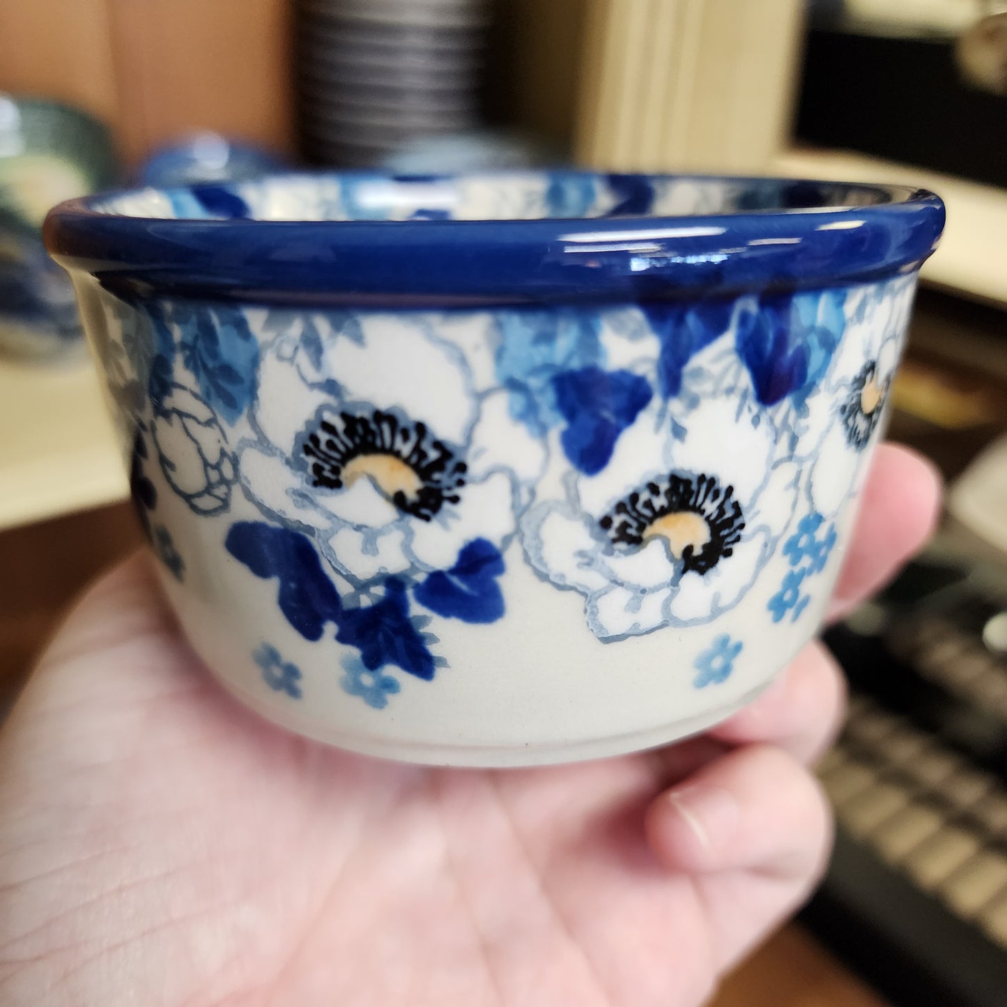 Bowl Ramekin 3.75" 409-2222X Snow Poppy pf0526