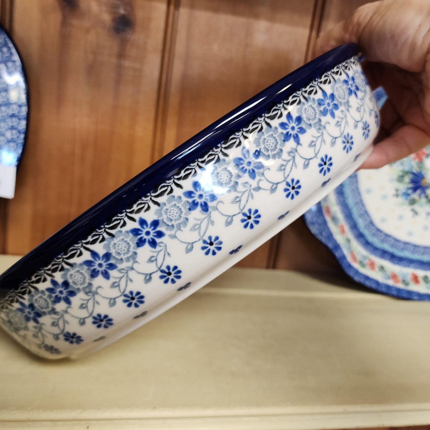 Baker Oval 10.5" 2158X ~ Silver Lace