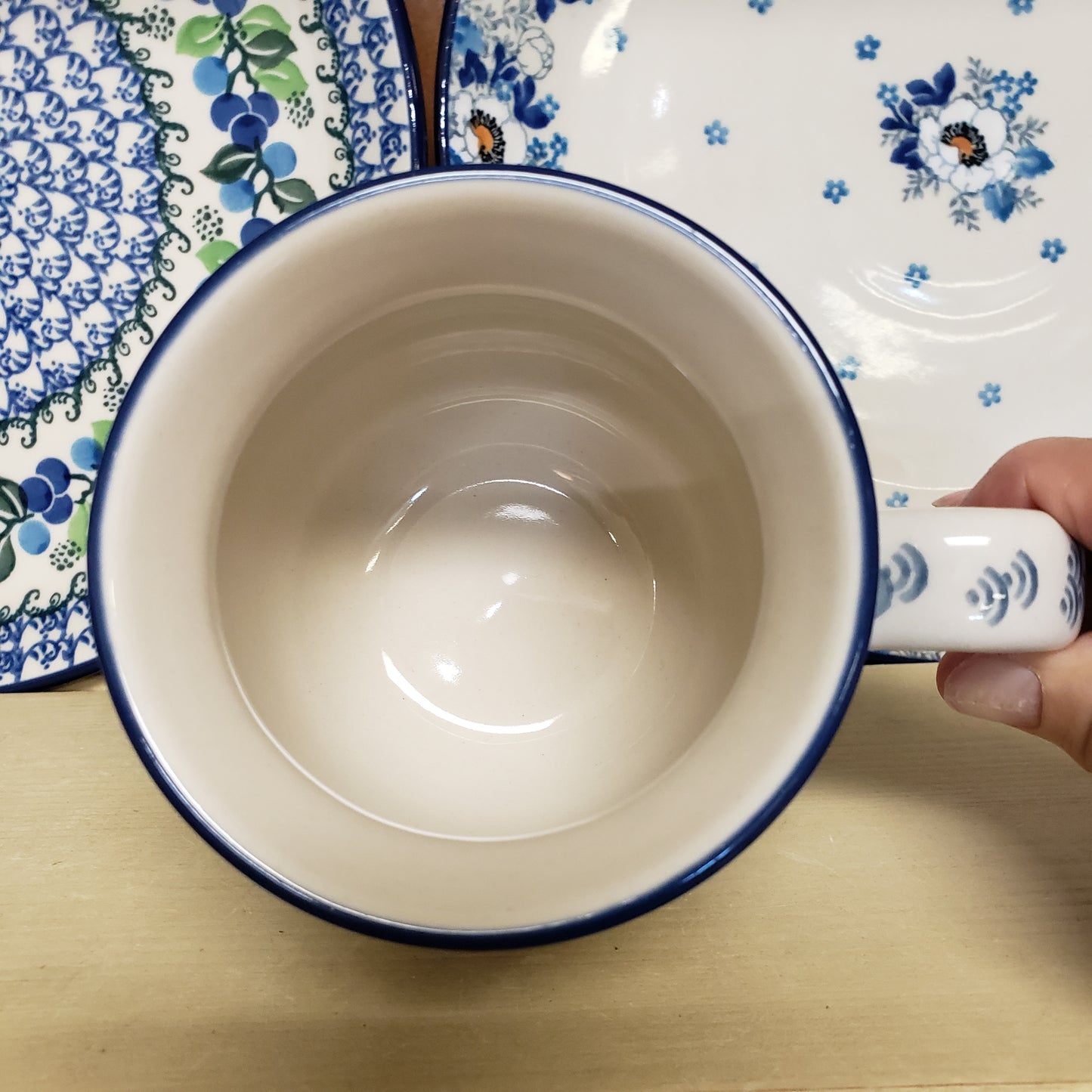 Mug ~ Bubble ~ 16 oz. 073-2372X Blue Koi ~ Koi Fish