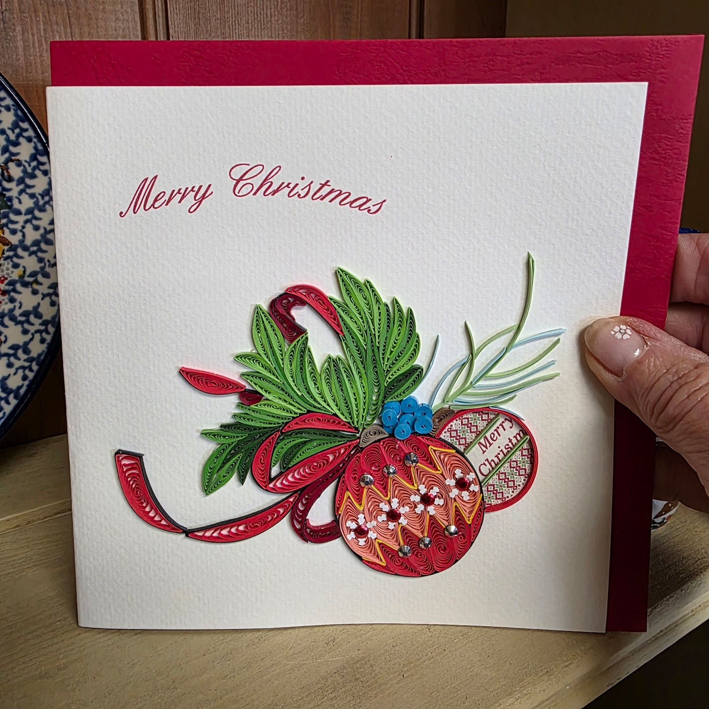 Card ~ Balls Merry Christmas