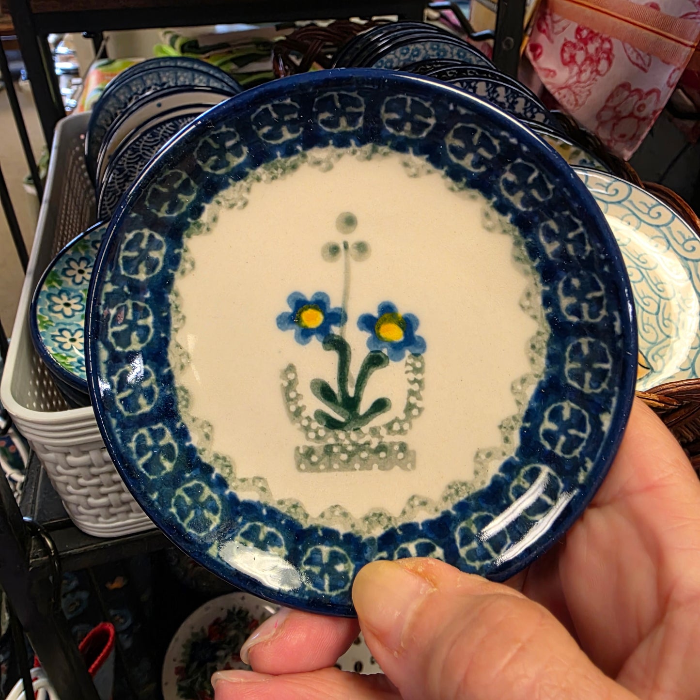 Coaster 4" 262-0614X Blue Spring Daisy pf0526