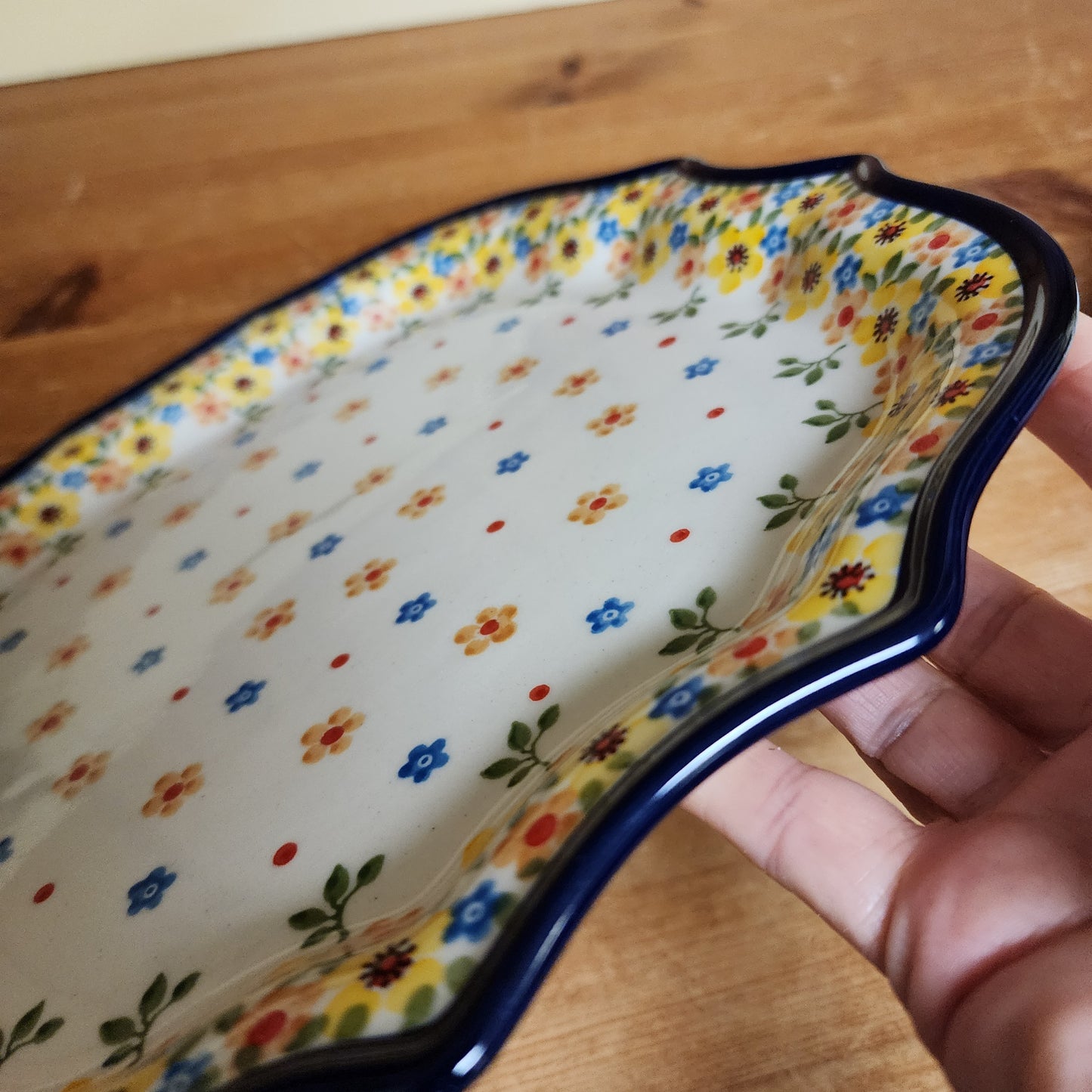 Serpentine Tray ~ 10.5" 507-2225X Buttercup