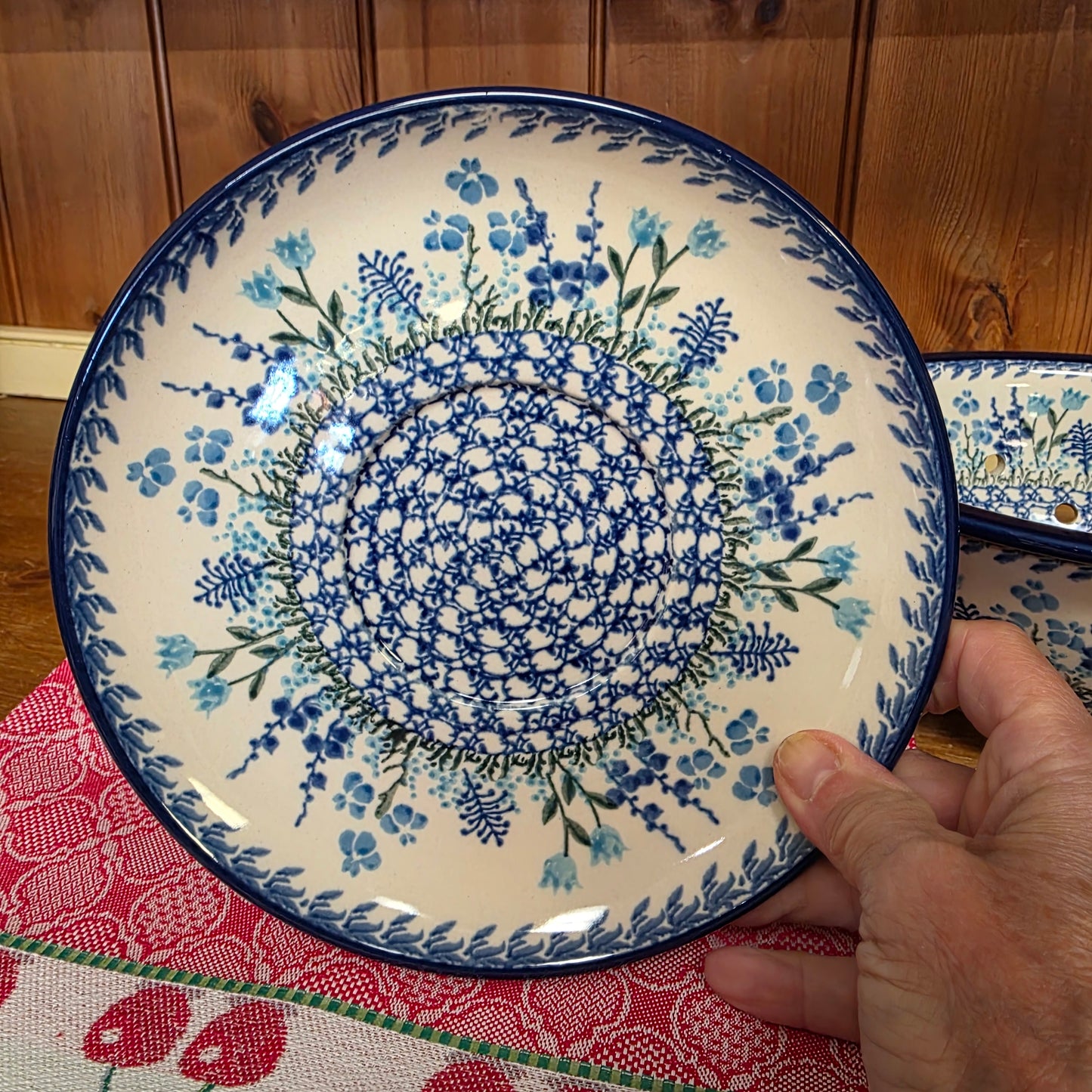 Berry Bowl w/ Saucer 8"W 470-2898X Little Gems pf0526