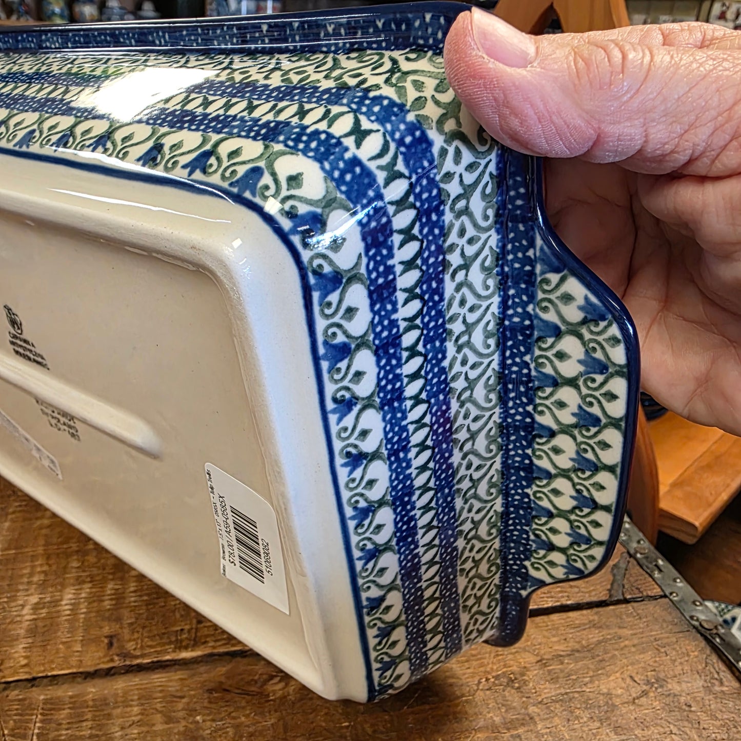 Baker Brownie 7.5" x 13" 0585X ~ Tulip Trellis