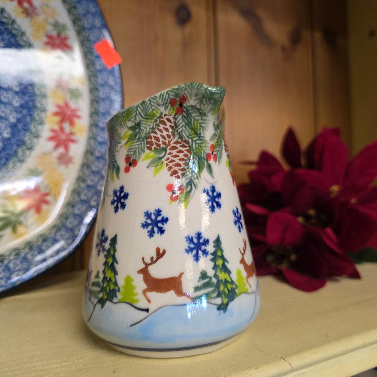 Pitcher 12 oz / 4.25"H ~ Reindeer 303