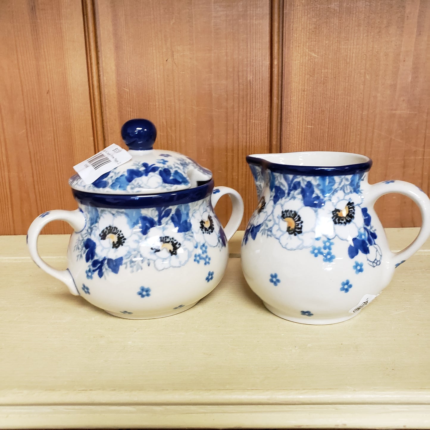 Set ~ Sugar & Creamer ~ Snow Poppy 2222