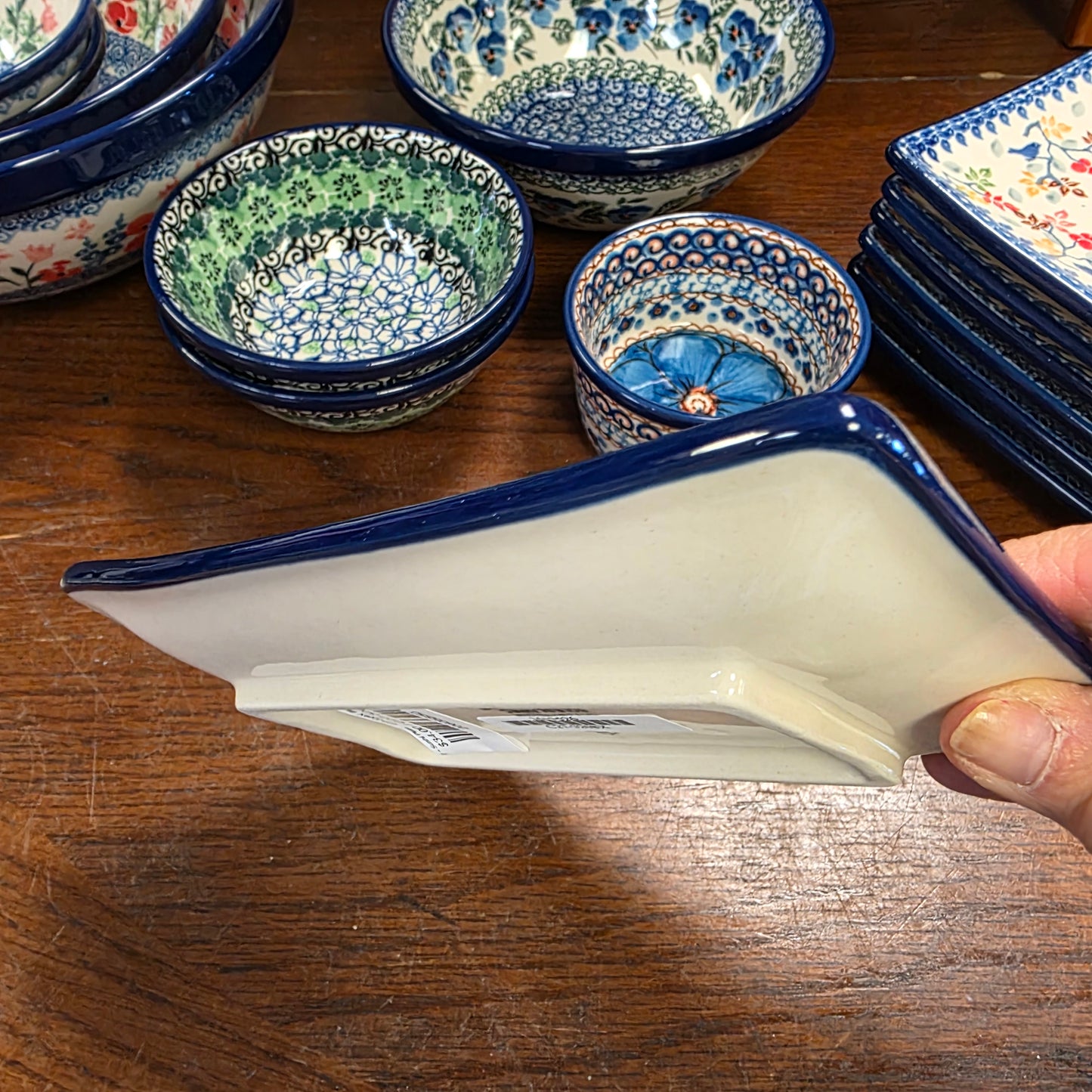 Sushi Plate 7"x4 3/4" C27-3208X Bluebird Vine pf0526