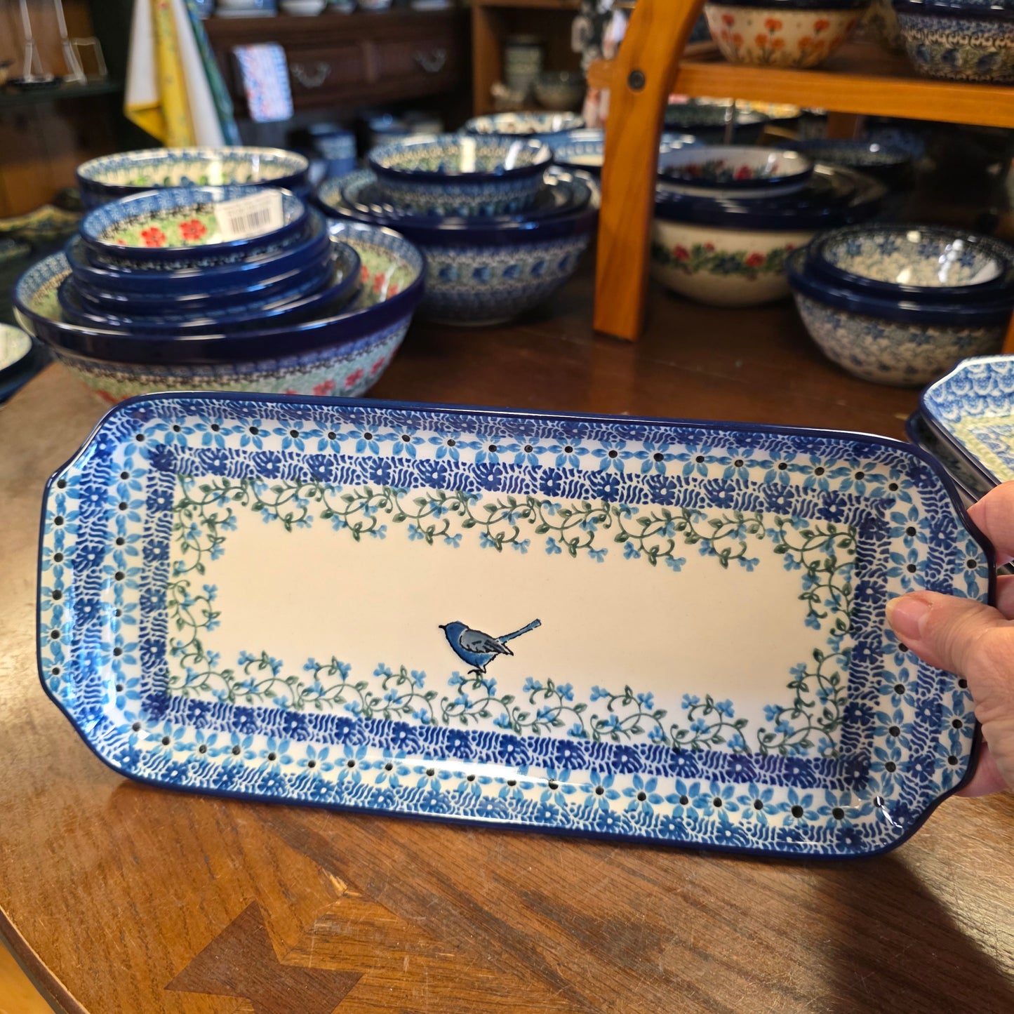 Tray 5.5" x 12" 1932X ~ Song Bird