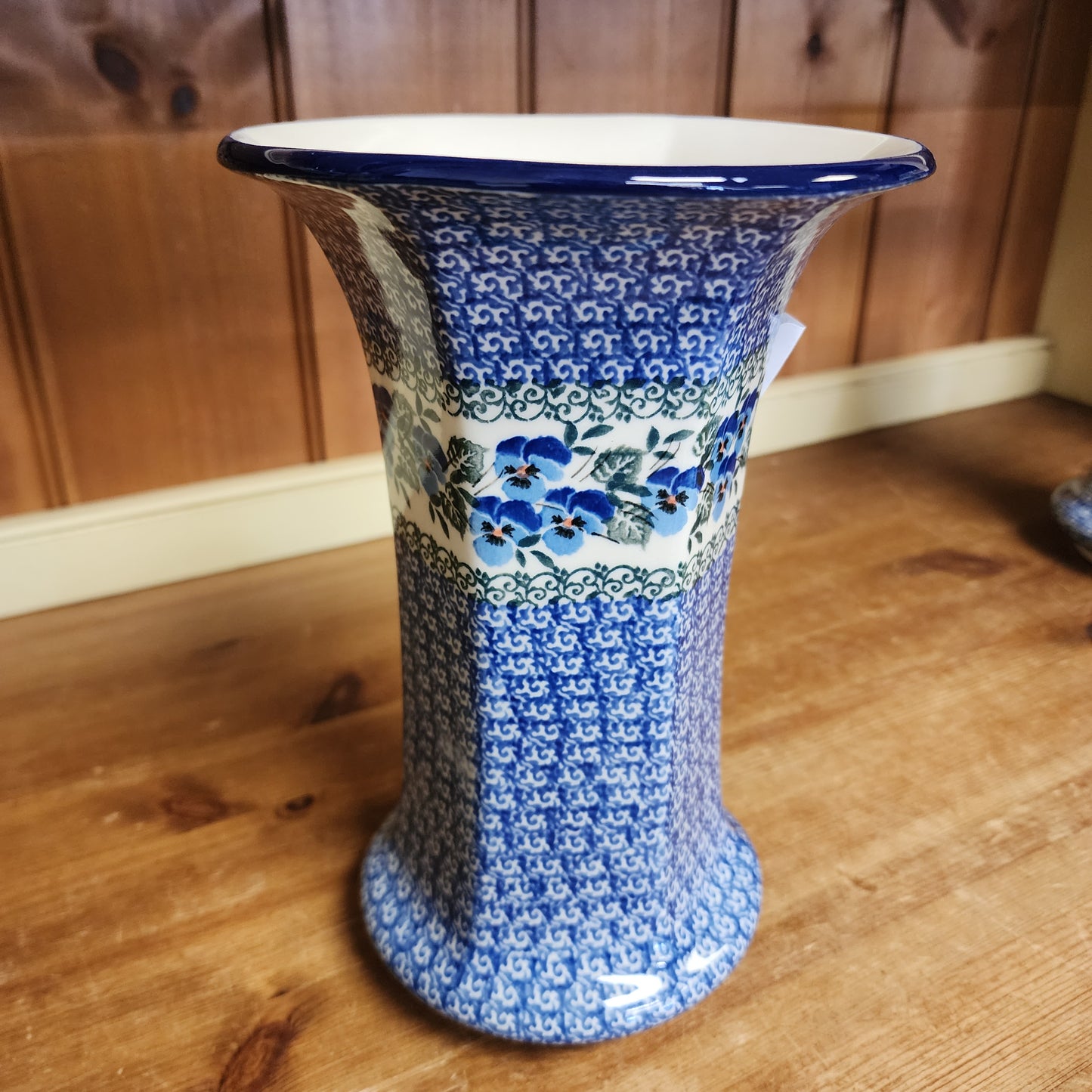 Vase ~ 9.5" 052-2273X Winter Viola