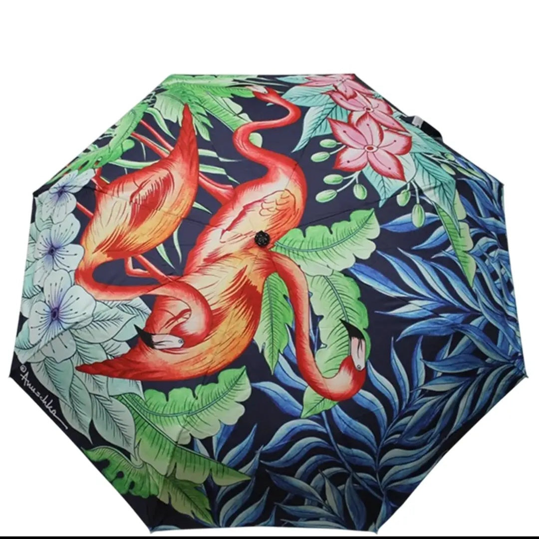 Anuschka ~ Umbrella ~ Flamingo