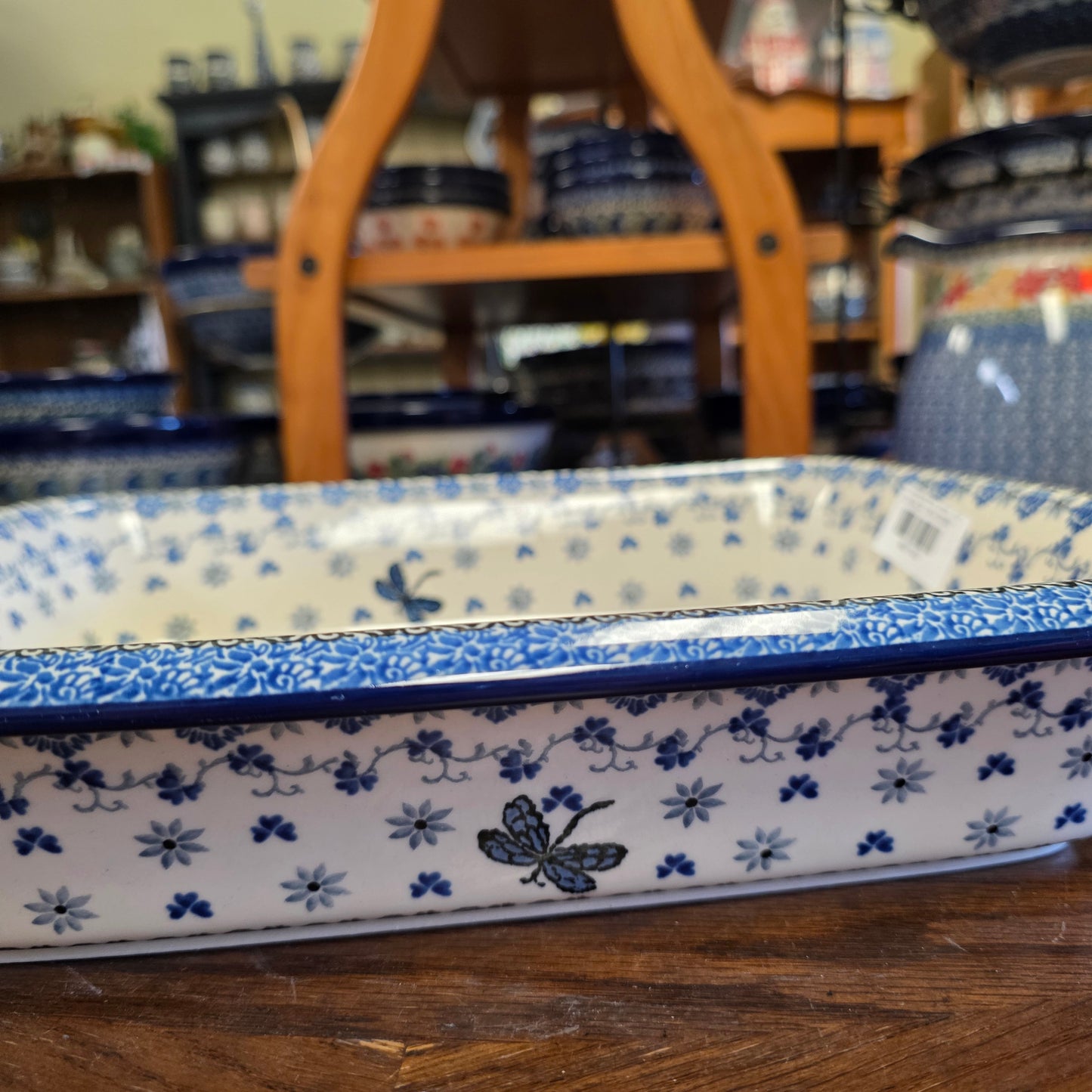 Baker Rectangular w/Rim Lasagna 11.25" x 13.75" 2009X ~ Dragonfly