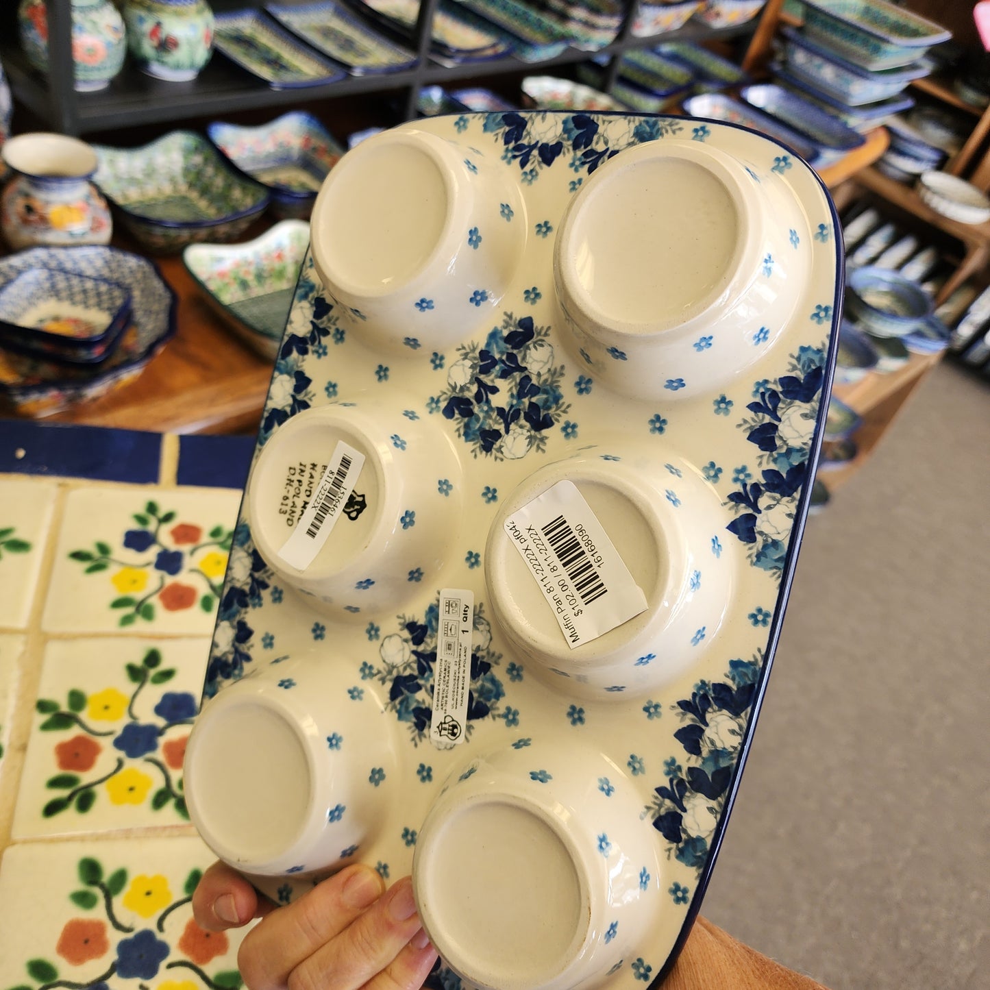 Muffin Pan 811-2222X Snow Poppy pf0425