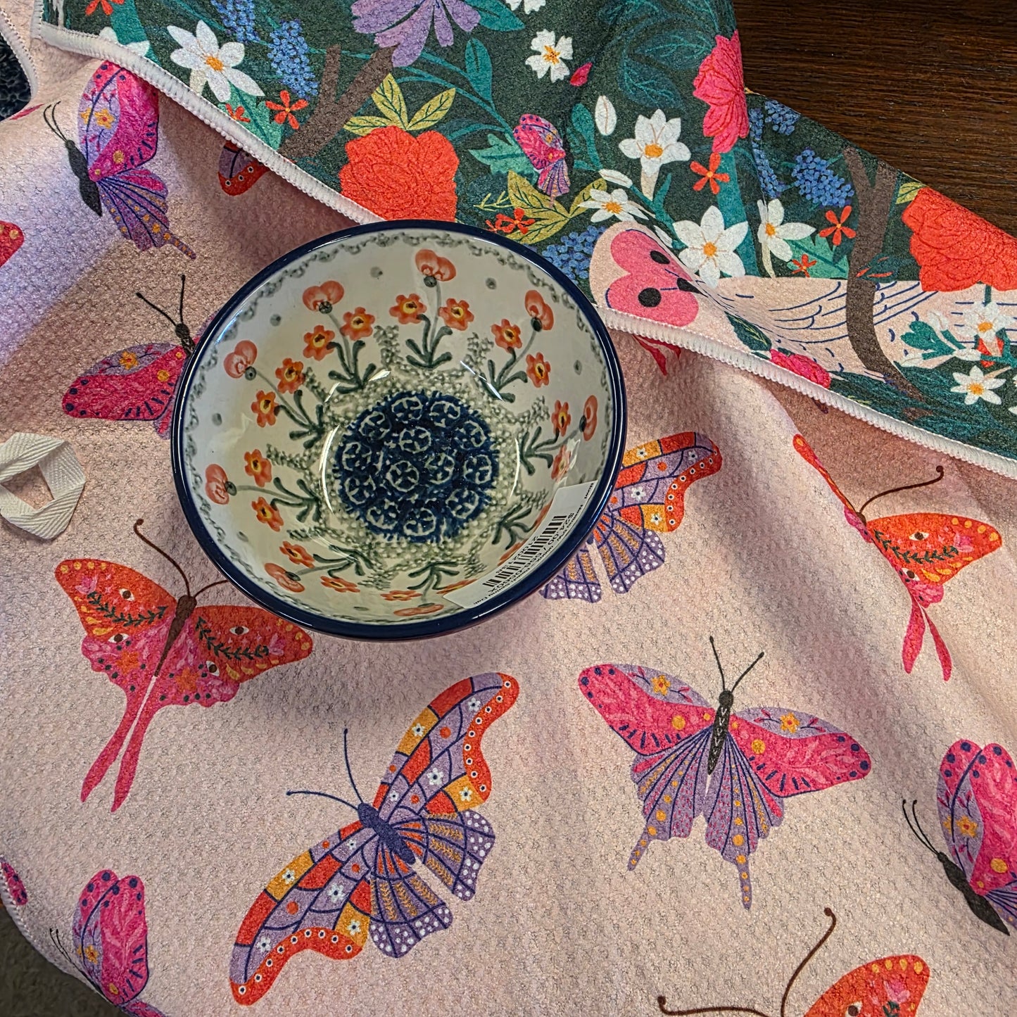 Towel /poly ~ Owl / Butterflies