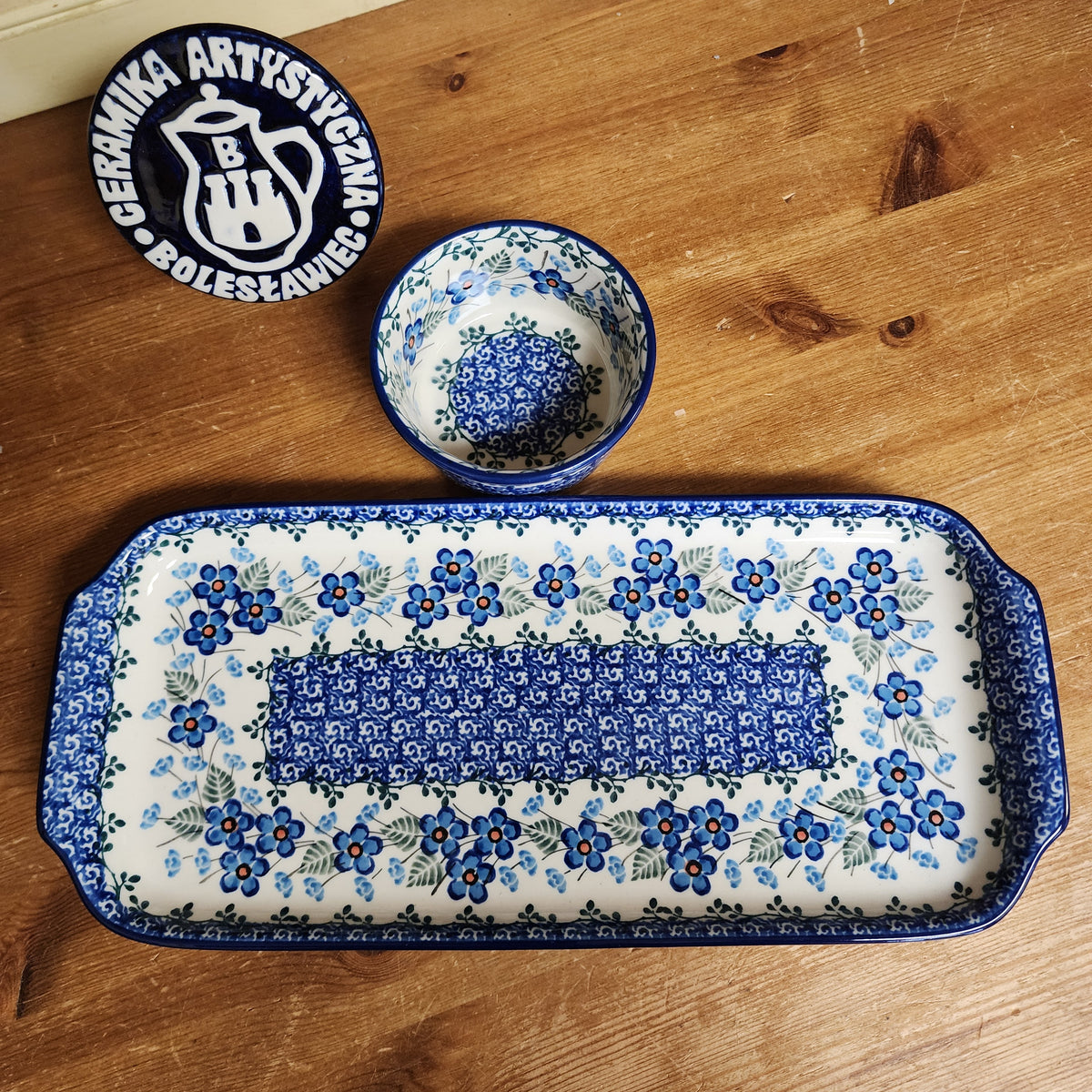 2 pc / Tray & Ramekin 2272x Parisian Posies