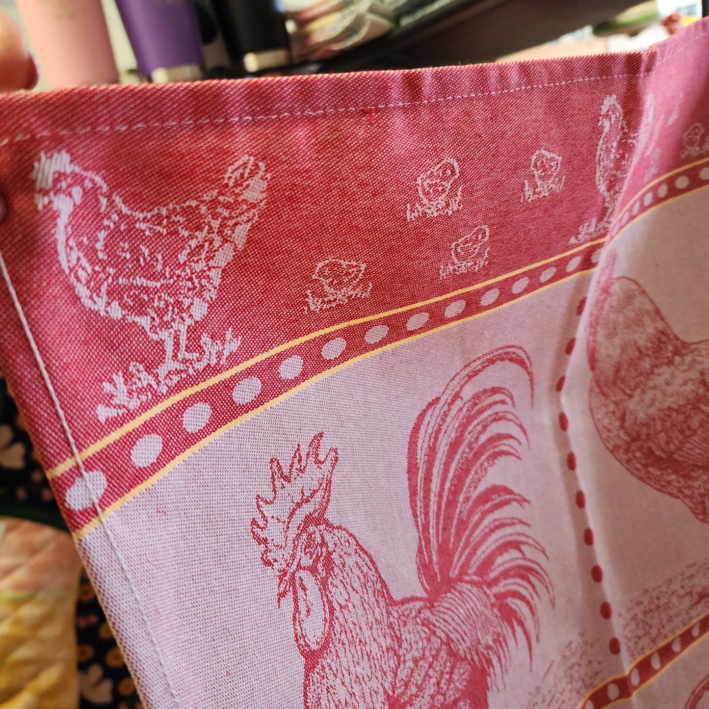 Tea Towel Red Rooster