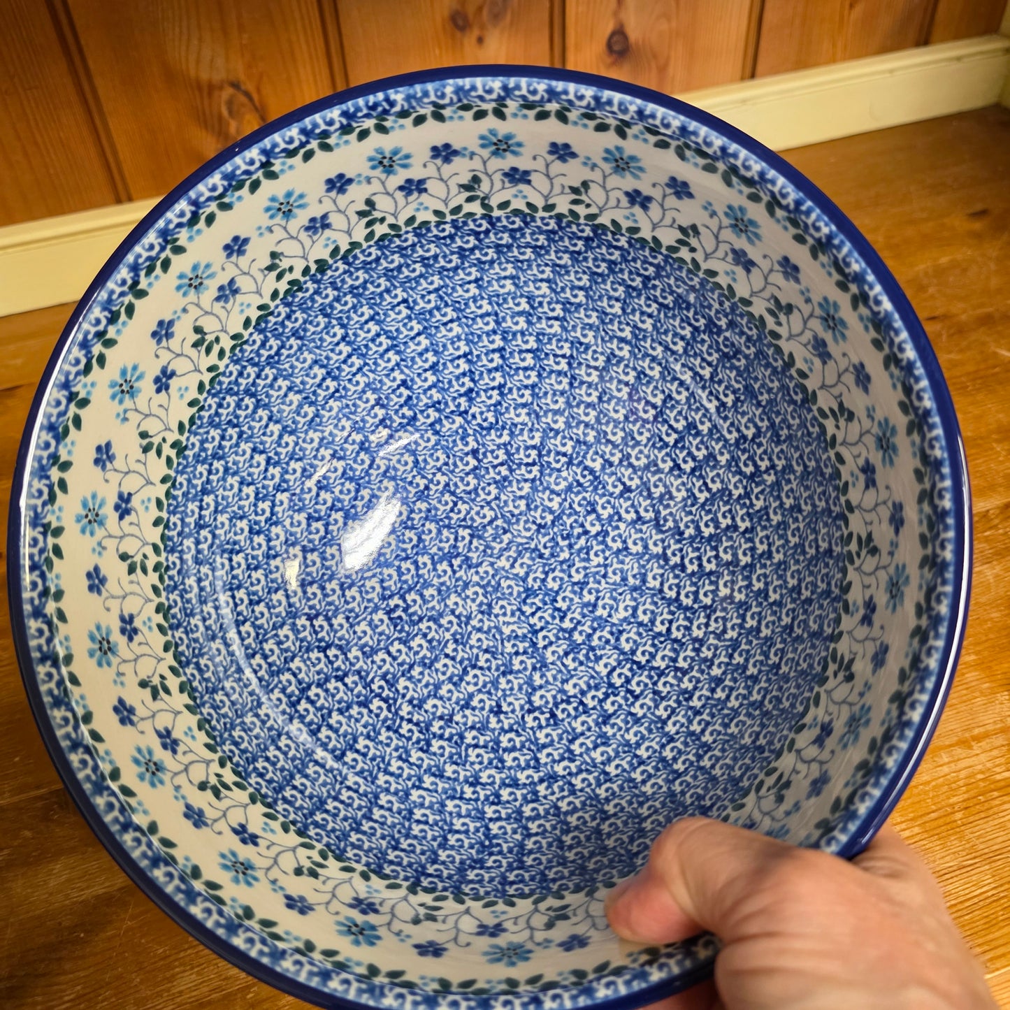 Pedestal Bowl - Large 2785X ~ Georgia Blue