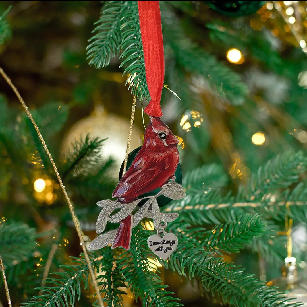 Ornament Cardinal (NOT Polish Pottery) Boxed gift