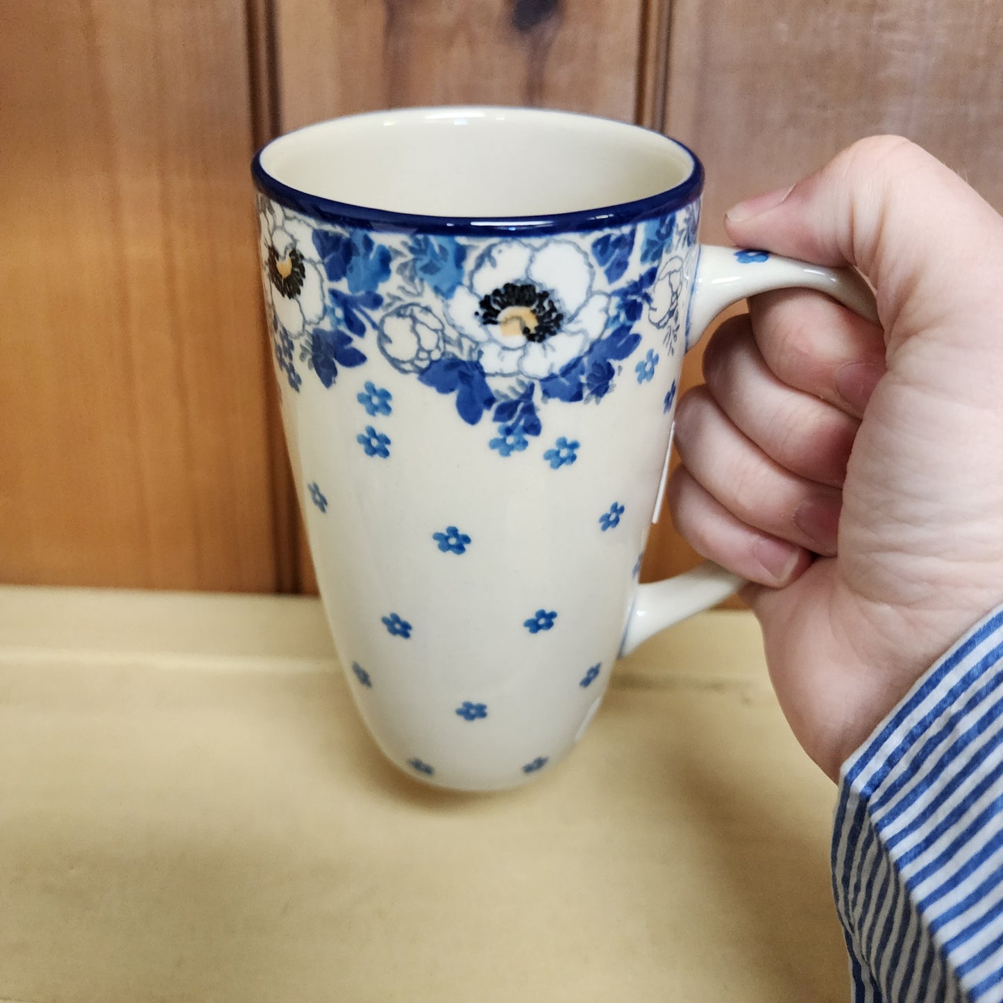 Mug 12 oz Tall Latte C52-2222X Snow Poppy pf0526