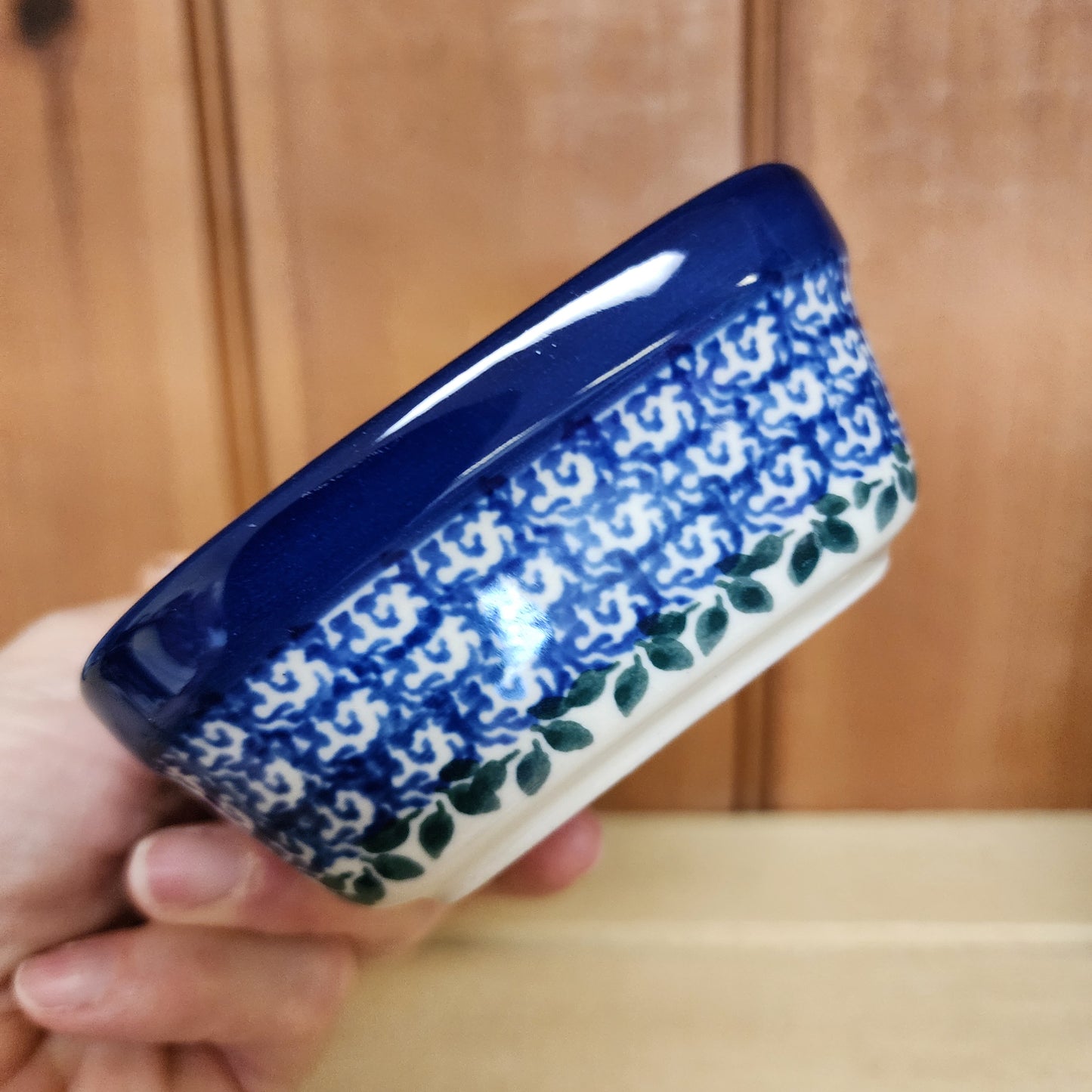 Bowl Square Ramekin 3.75" 2785X ~ Georgia Blue