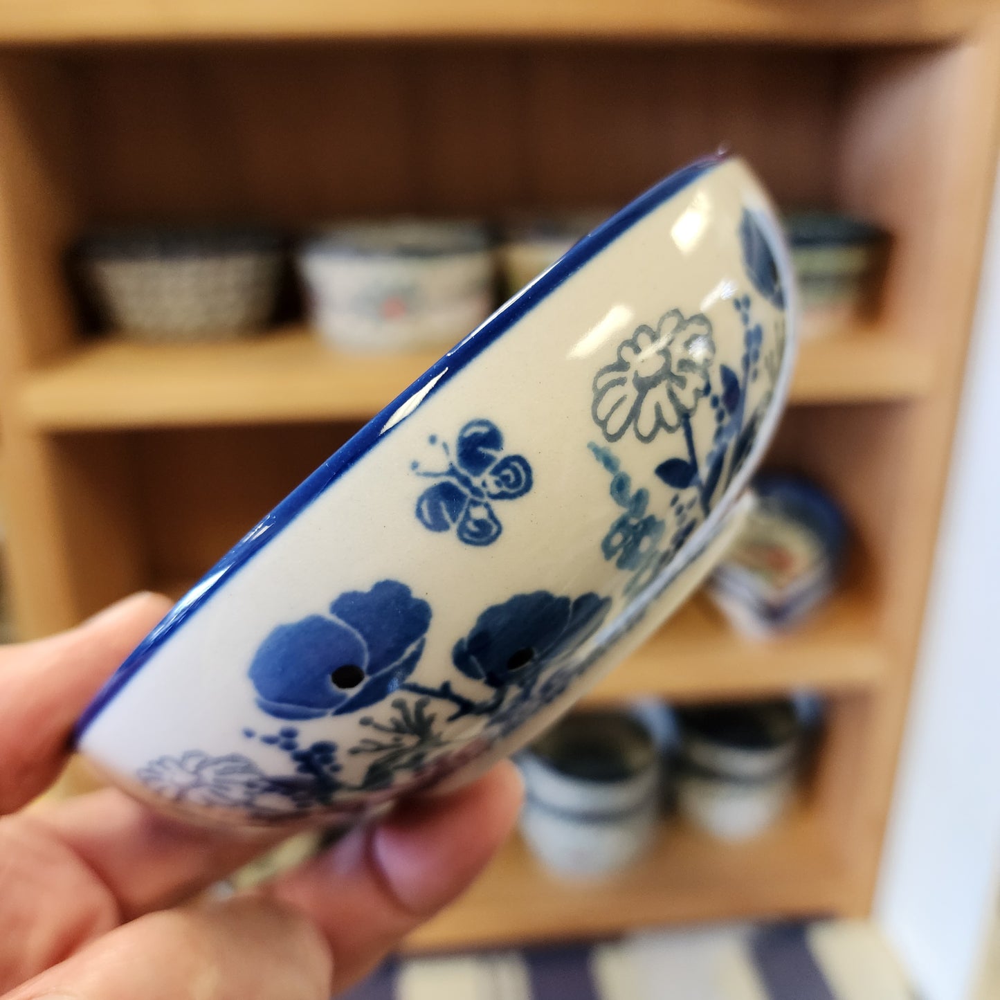 Bowl ~ 5" shallow B89 2902X ~ Evening Poppy